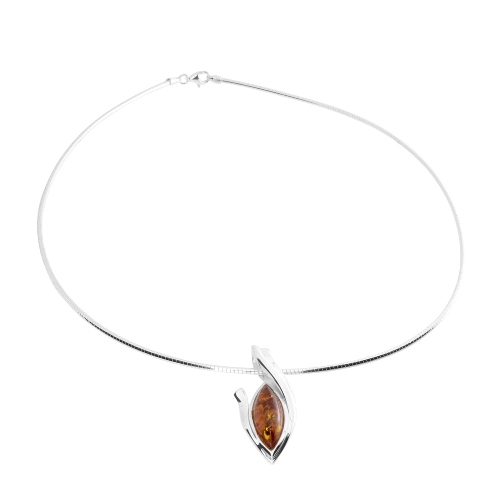 OSTSEE-SCHMUCK Kette mit Anhänger »- Gleiter-Rikke - Silber 925/000 - Bernstein«