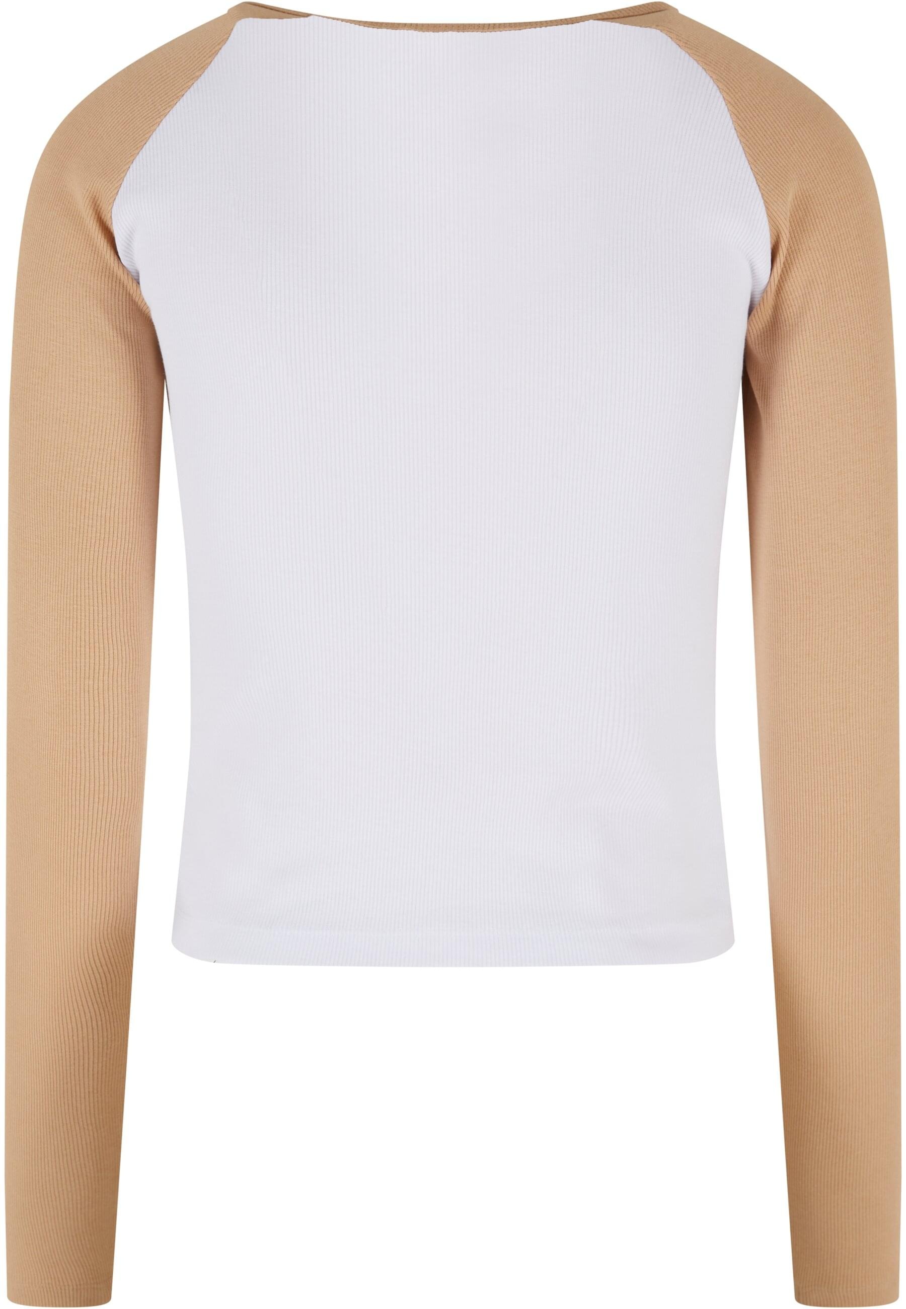 Karl Kani T-Shirt »Karl Kani Damen KW241-043-1 Karl Kani Varsity Crop Block Rib Ls«, (1 tlg.)
