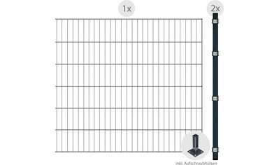 Einstabmattenzaun »ESSENTIAL 120 zum Aufschrauben«