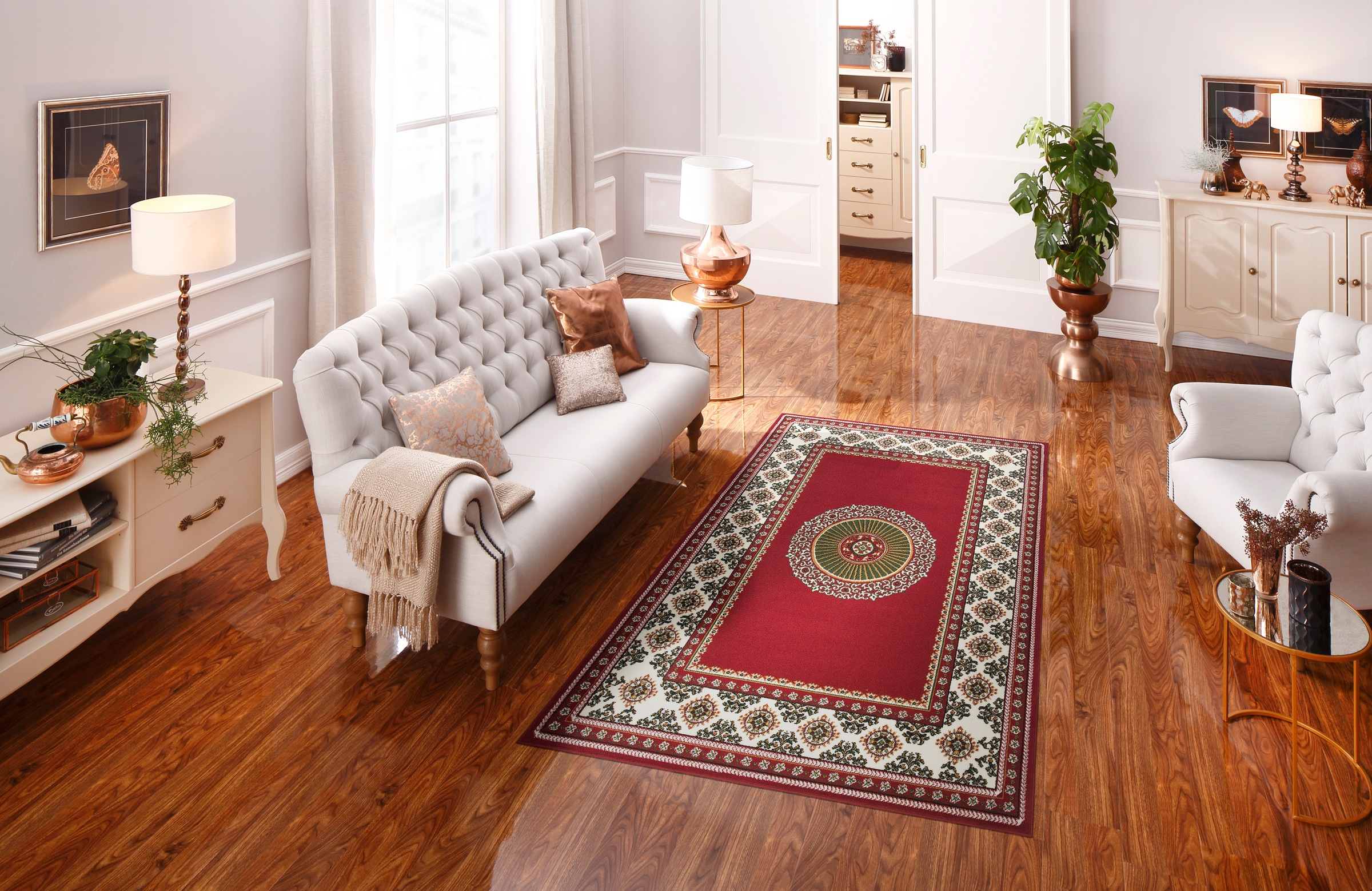 my home "Shari, Made in Belgium" rechteckig 7 mm Höhe Orient-Optik, mit Bor günstig online kaufen