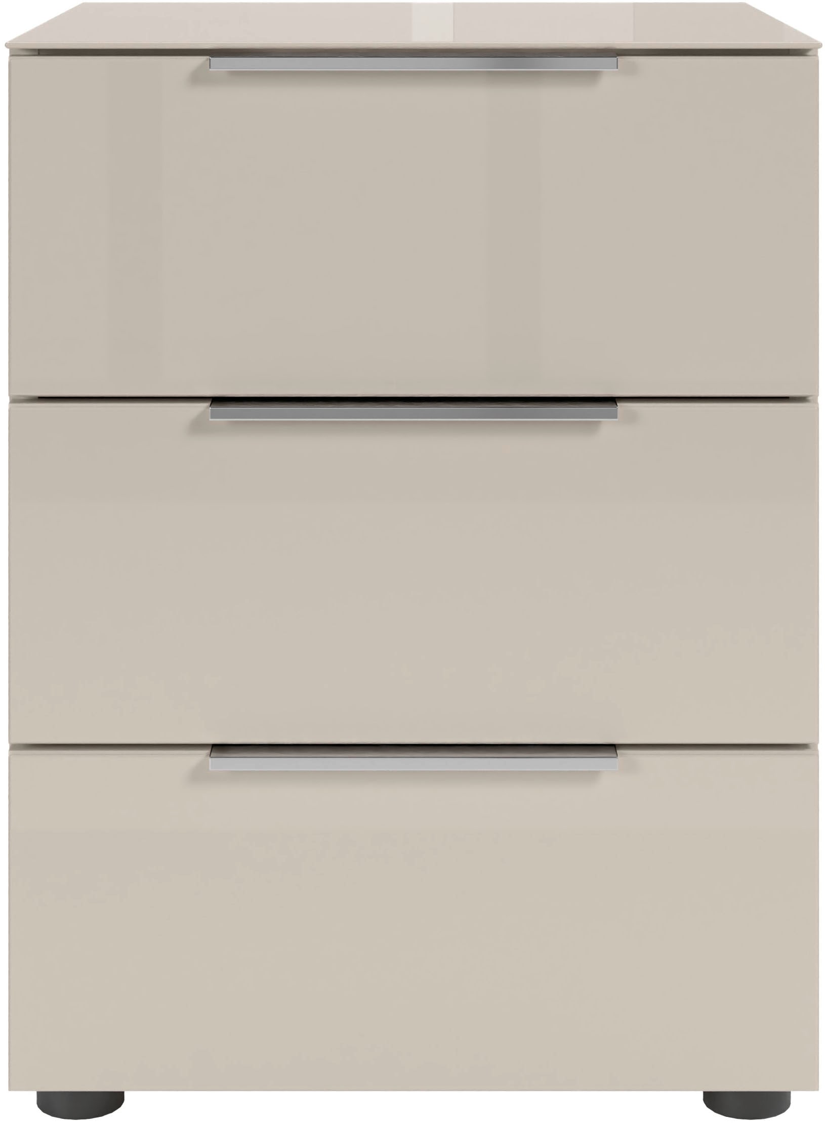 HBZ Nachtkommode »Santorin Nachtkonsole, BxHxT 45x61x40 cm«, (1 St.), Breite 45cm, Softclose für Schubkästen, Melaminbeschichtung