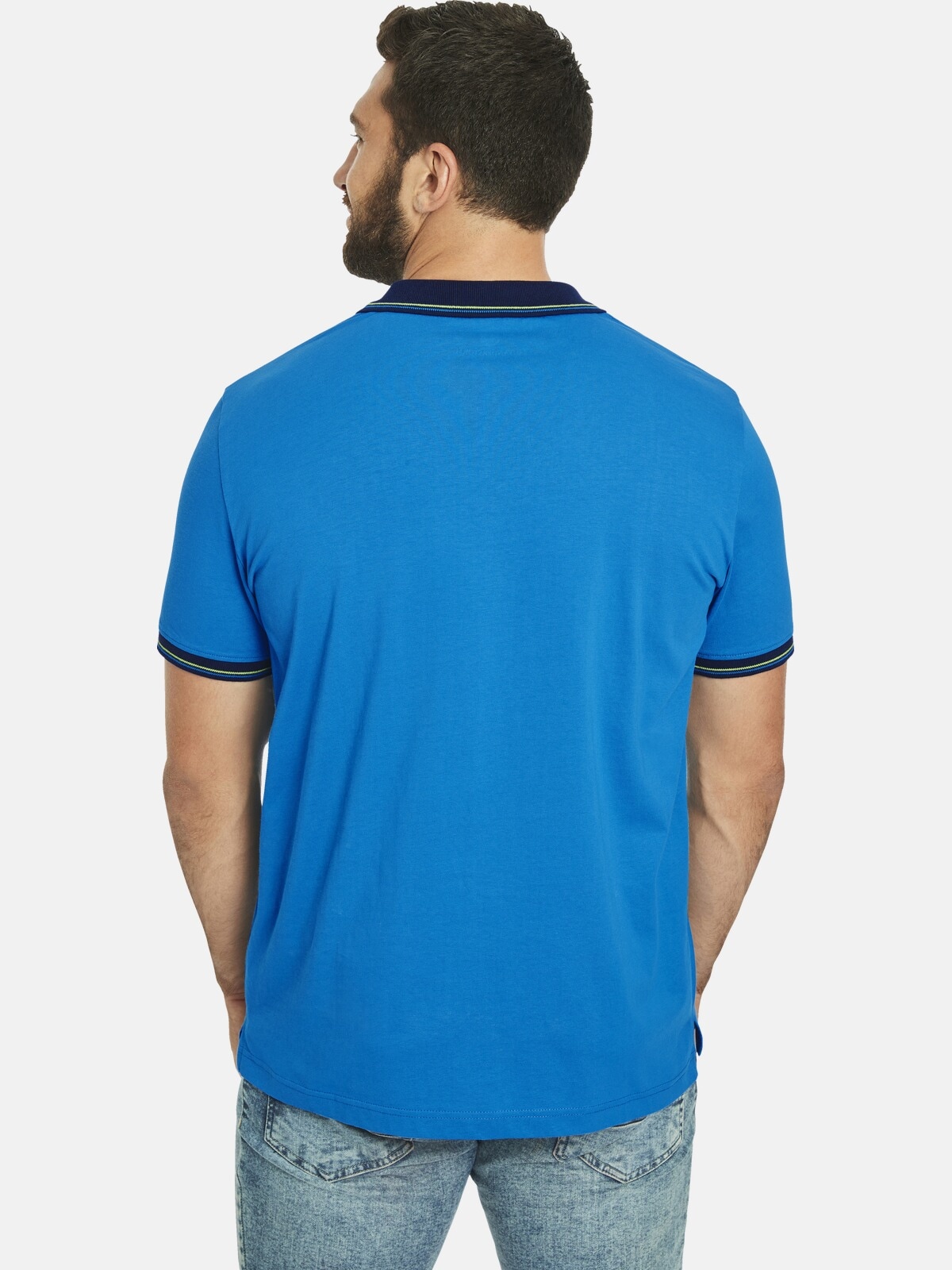 Jan Vanderstorm Poloshirt »Poloshirt TOTTE«, (1 tlg.), mit kleiner JV-Logo Stickerei