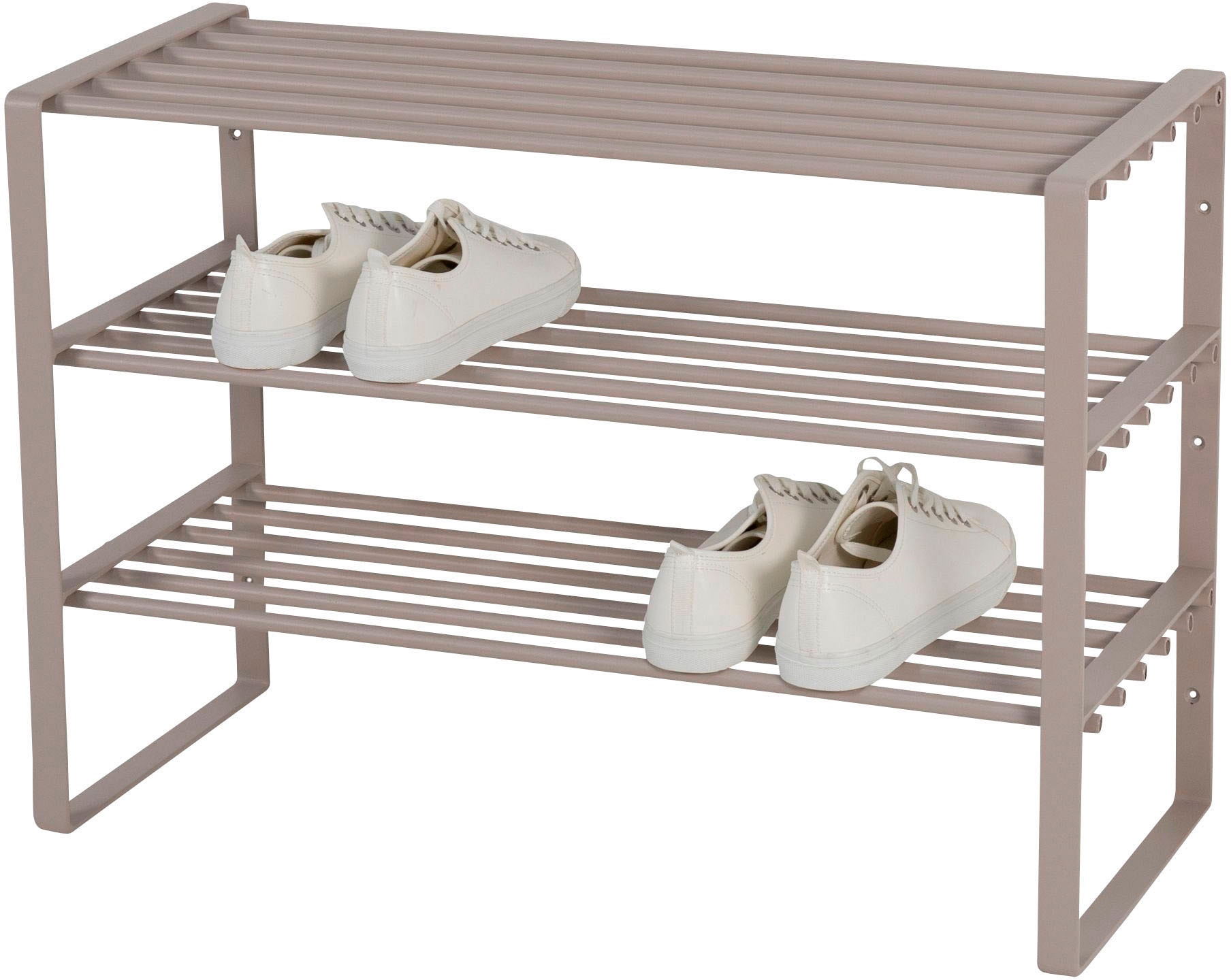Spinder Design Schuhregal "REX SR 2" 1 Stk. tlg. Regal aus Stahl, wahlweise Breite 70 cm oder 100 cm