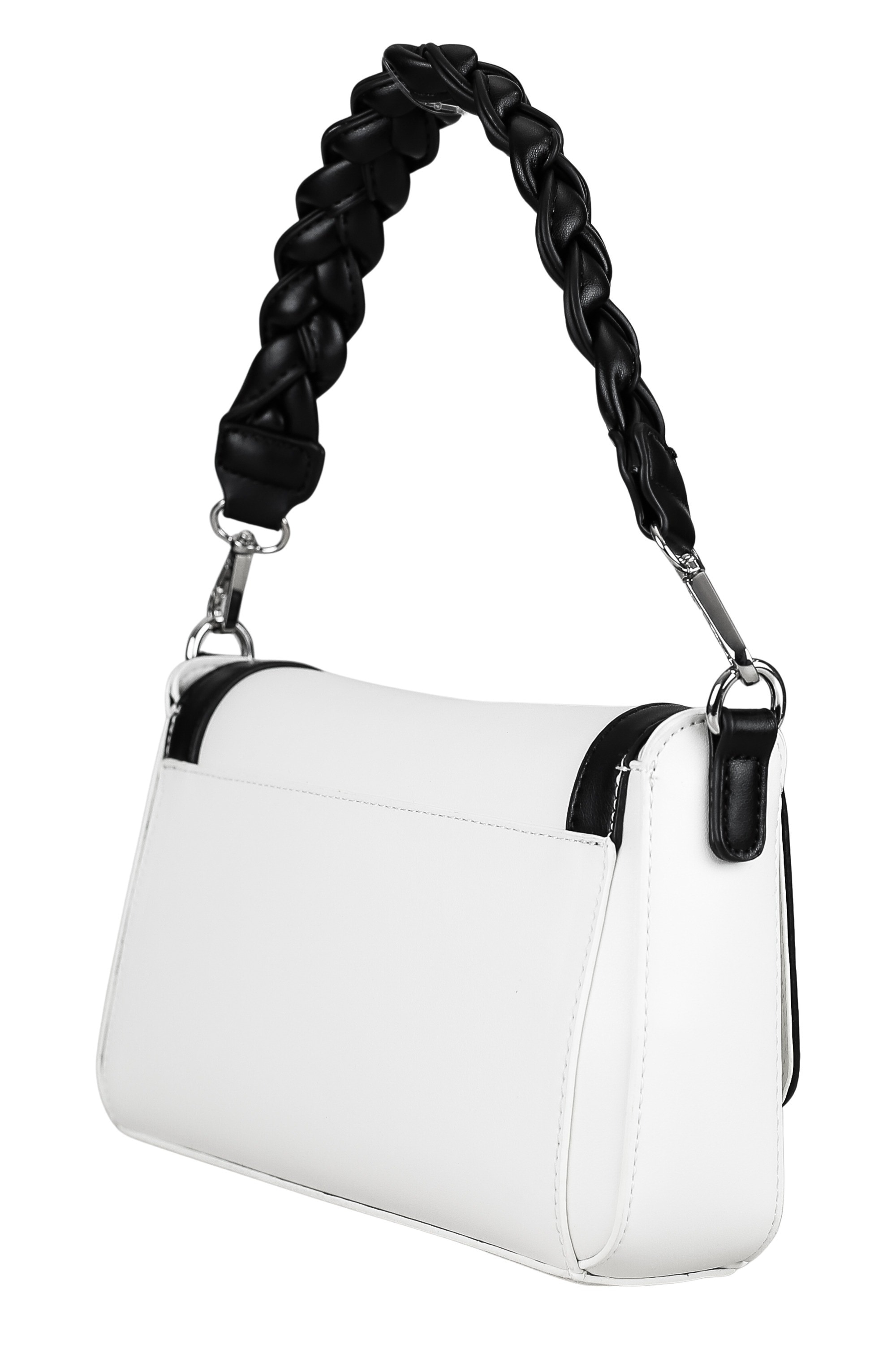 COLLEZIONE ALESSANDRO Schultertasche »Schwarz-Weiß«, mit Flechtung