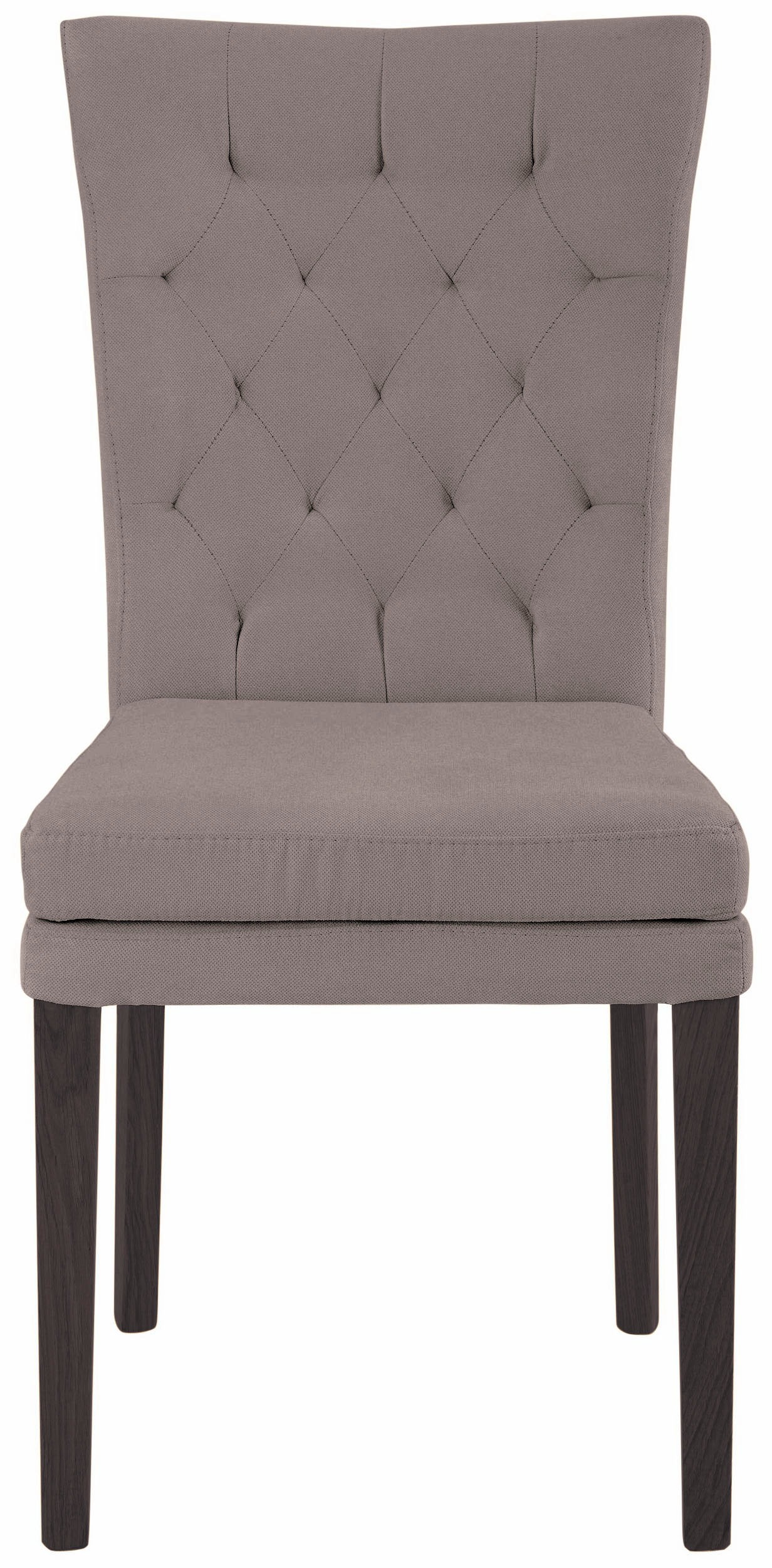 4-Fußstuhl HOME AFFAIRE "Colorado", braun (mittelbraun, wenge), B:46cm H:94,5cm T:59cm, Polyester, Stühle, Beine aus Buche, wengefarben lackiert, Im 2er, 4er oder 6er-Set 2