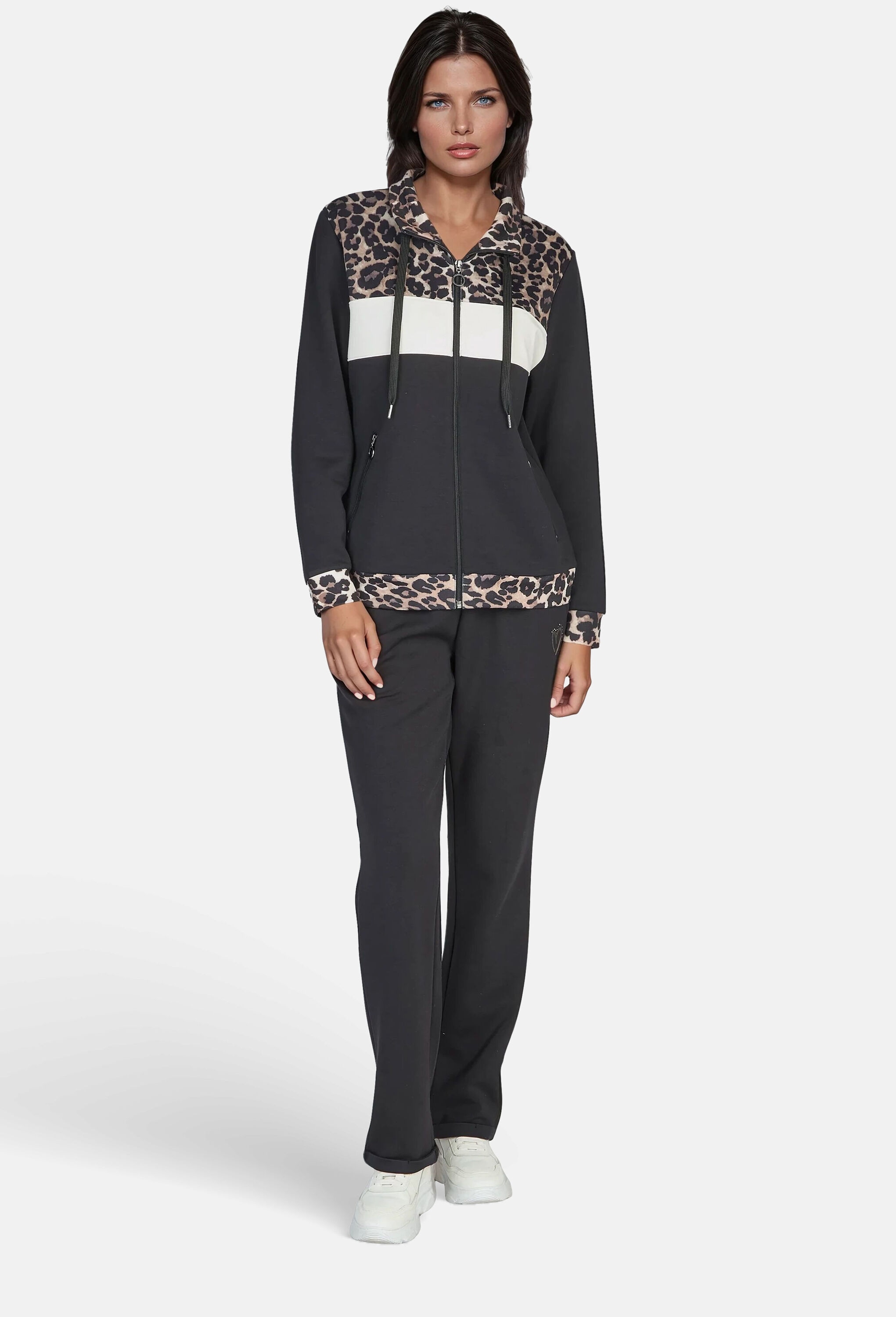 NAVIGAZIONE Sweatjacke »NAVIGAZIONE Sweatjacke« Leoprint
