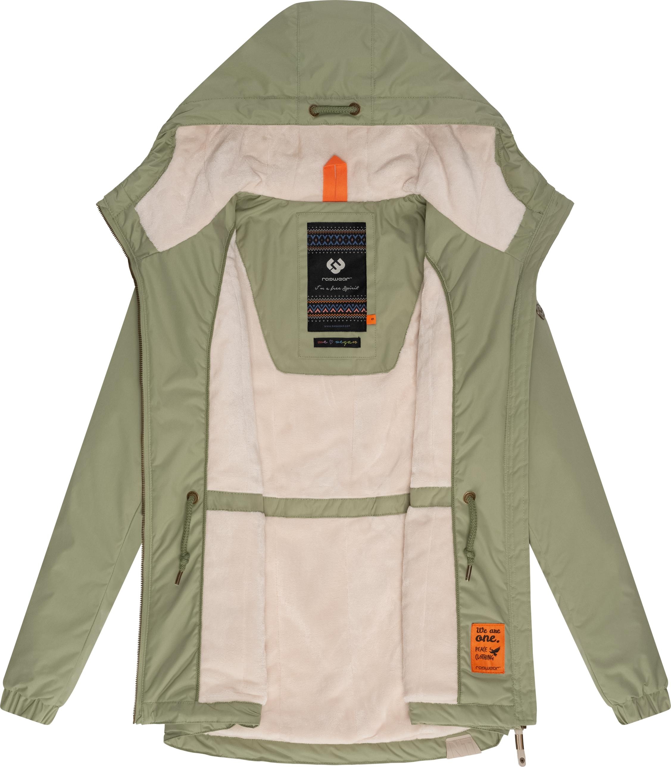 Ragwear Winterjacke »Dankka Warm«, mit Kapuze, Wasserdichte weiche Damen Jacke für den Winter