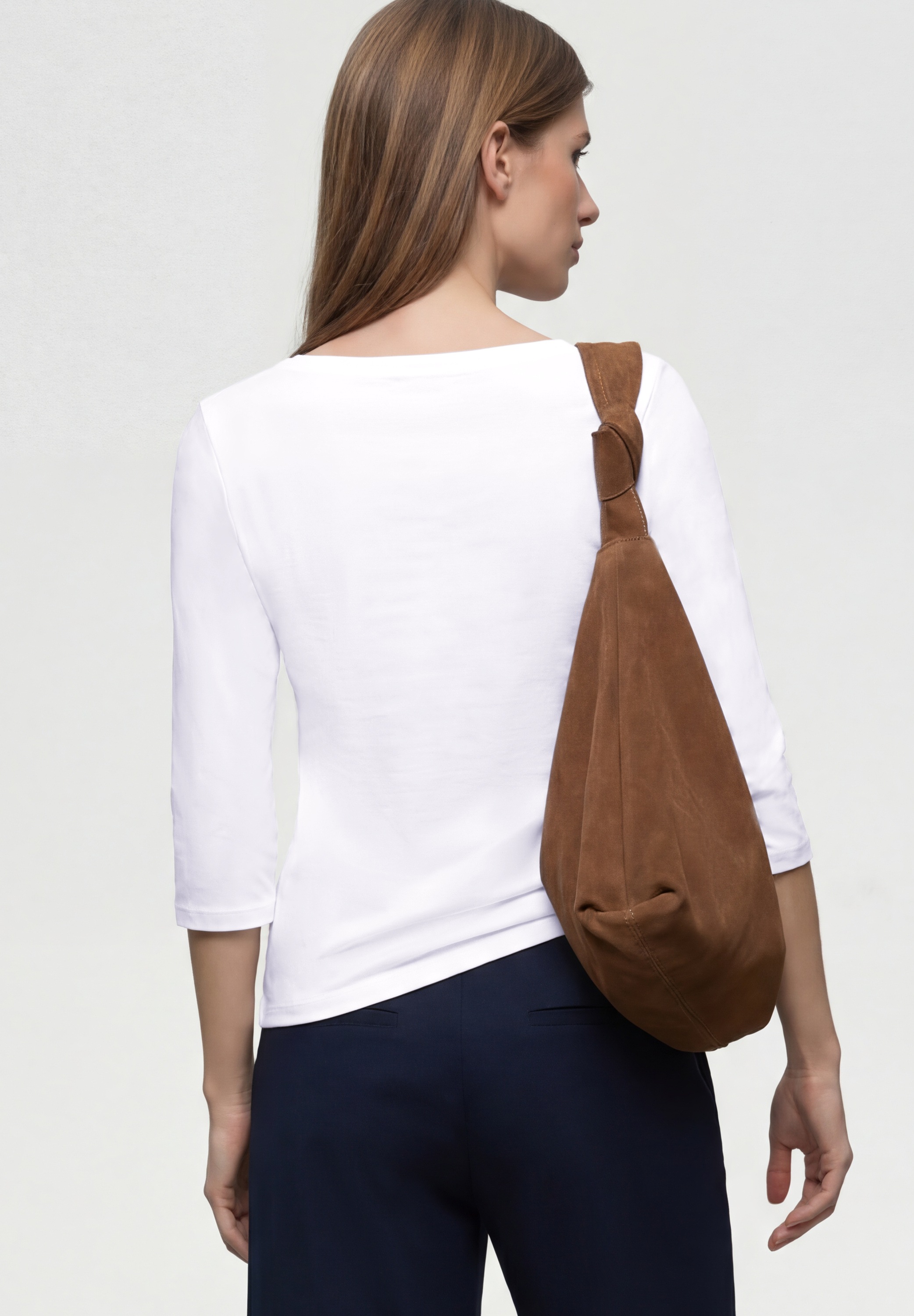 STREET ONE 3/4-Arm-Shirt aus reiner Baumwolle