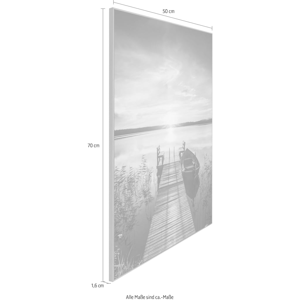 Reinders! Wandbild »Slim Frame Wood 50x70 Scandic Jetty«