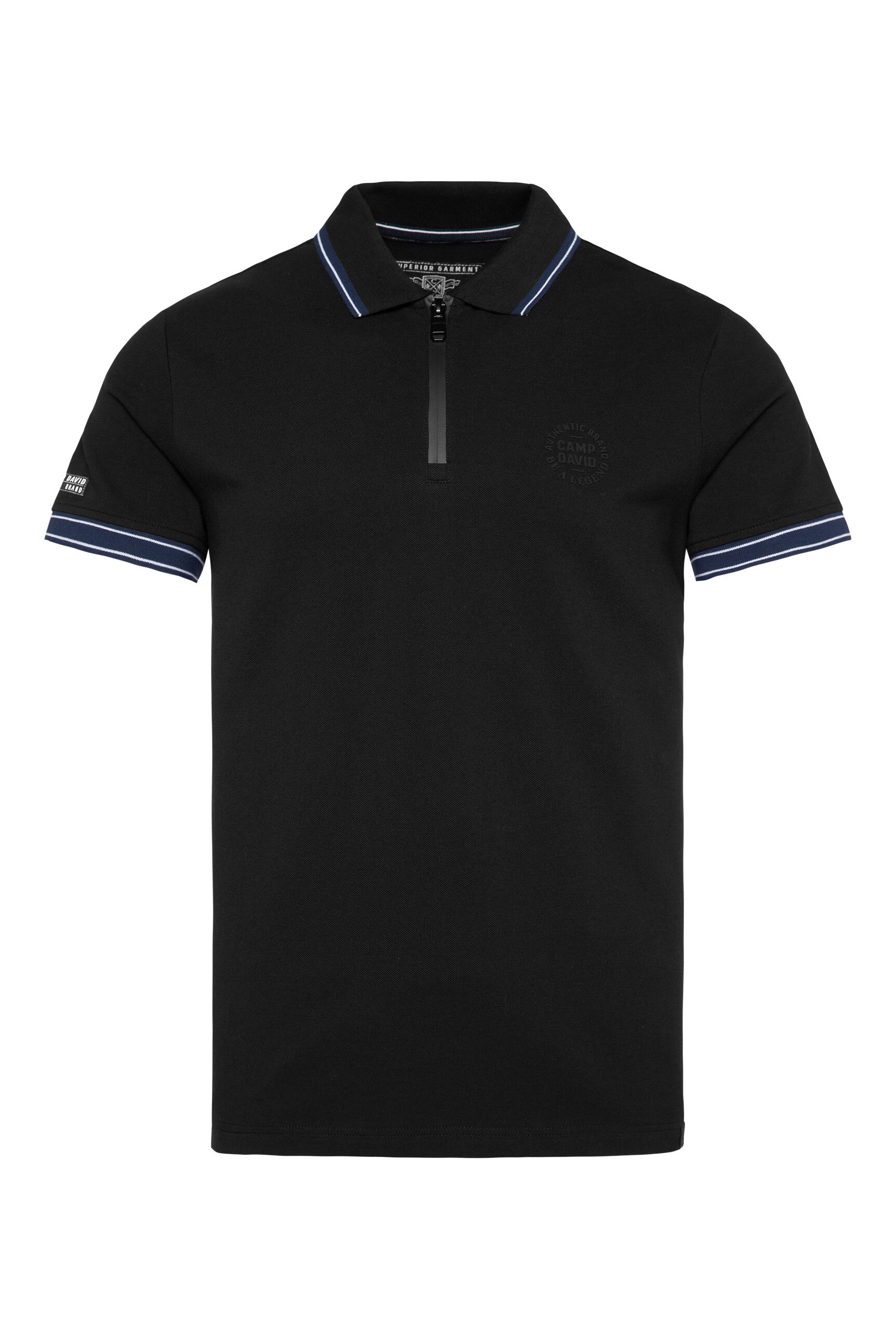CAMP DAVID Poloshirt, aus Baumwolle
