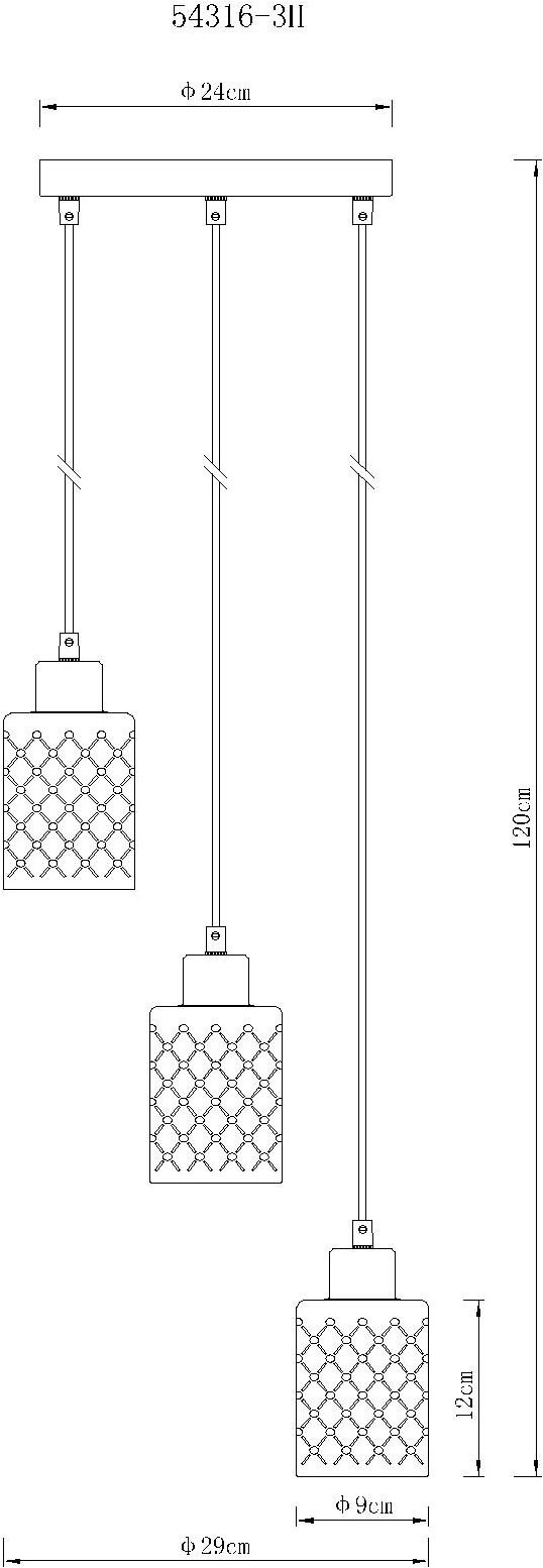 GLOBO LIGHTING Hängeleuchte »ALONSO« E27 1 Stk. Hängelampe Esszimmer-Leuchte Esstischleuchte Wohnzimmer