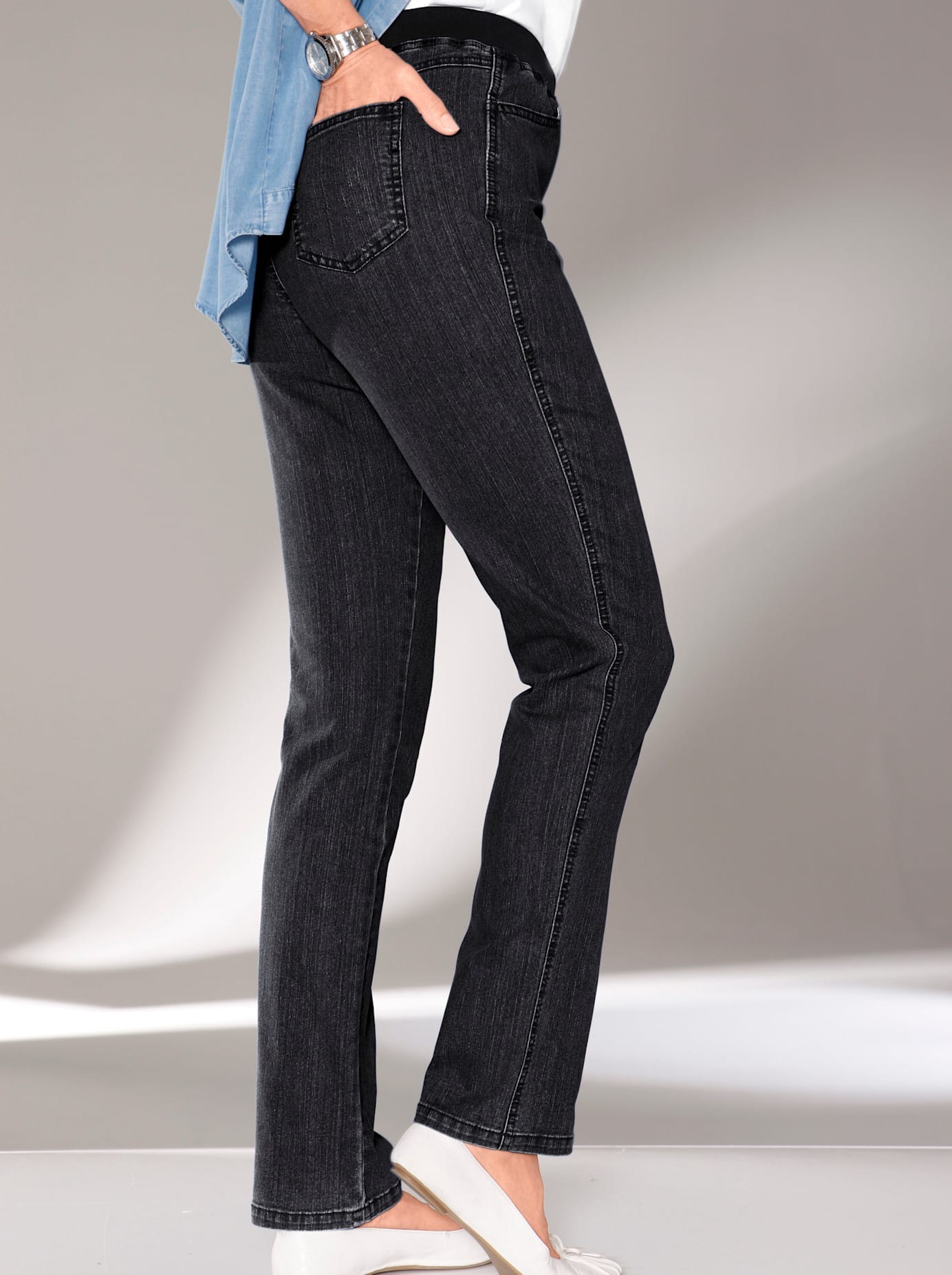 Classic Basics Stretch-Jeans 1 Stk. tlg. günstig online kaufen