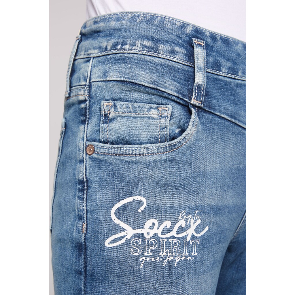 SOCCX Slim-fit-Jeans