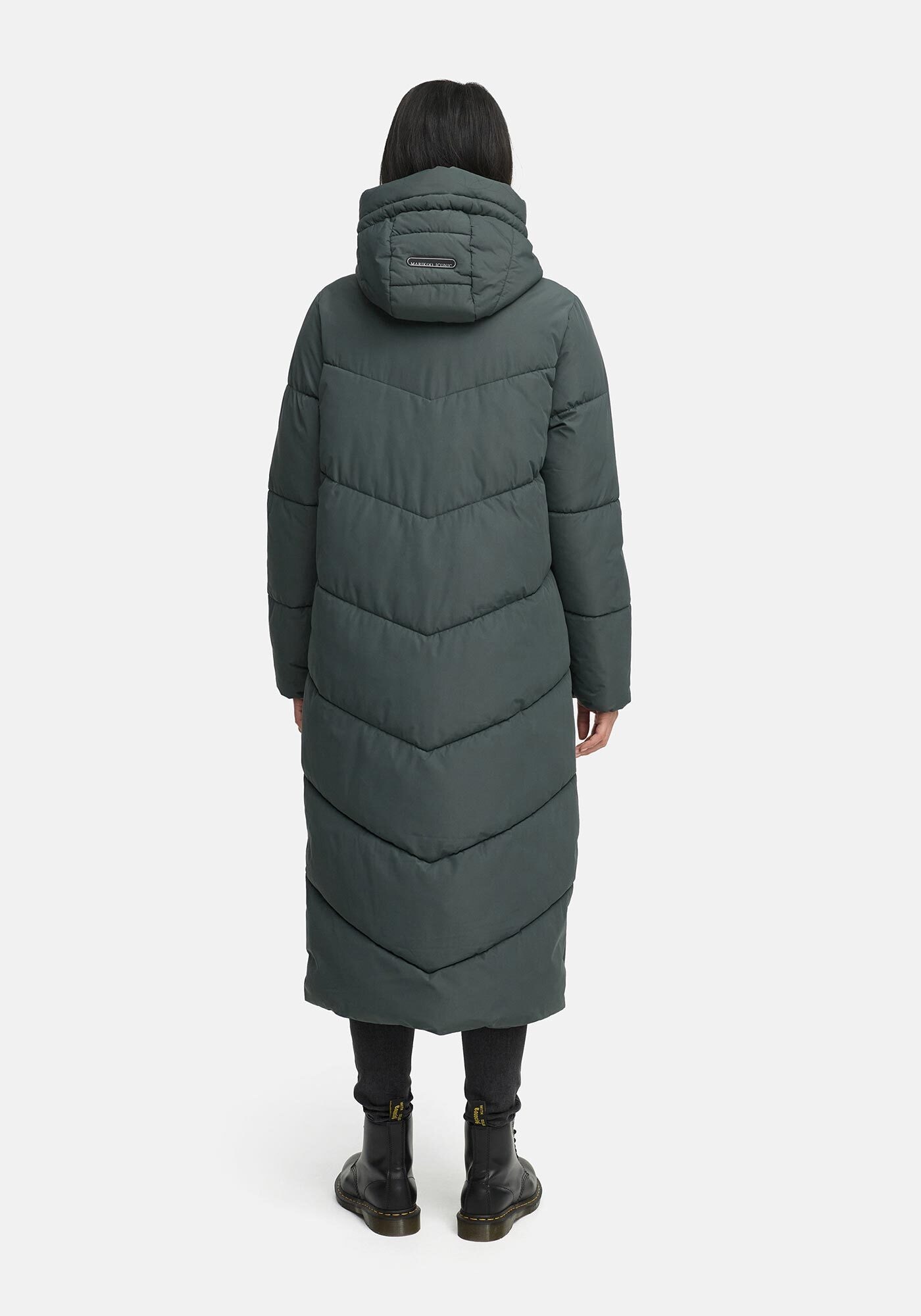 Marikoo Winterjacke »Ranja«, extra langer Damen Winter Steppmantel