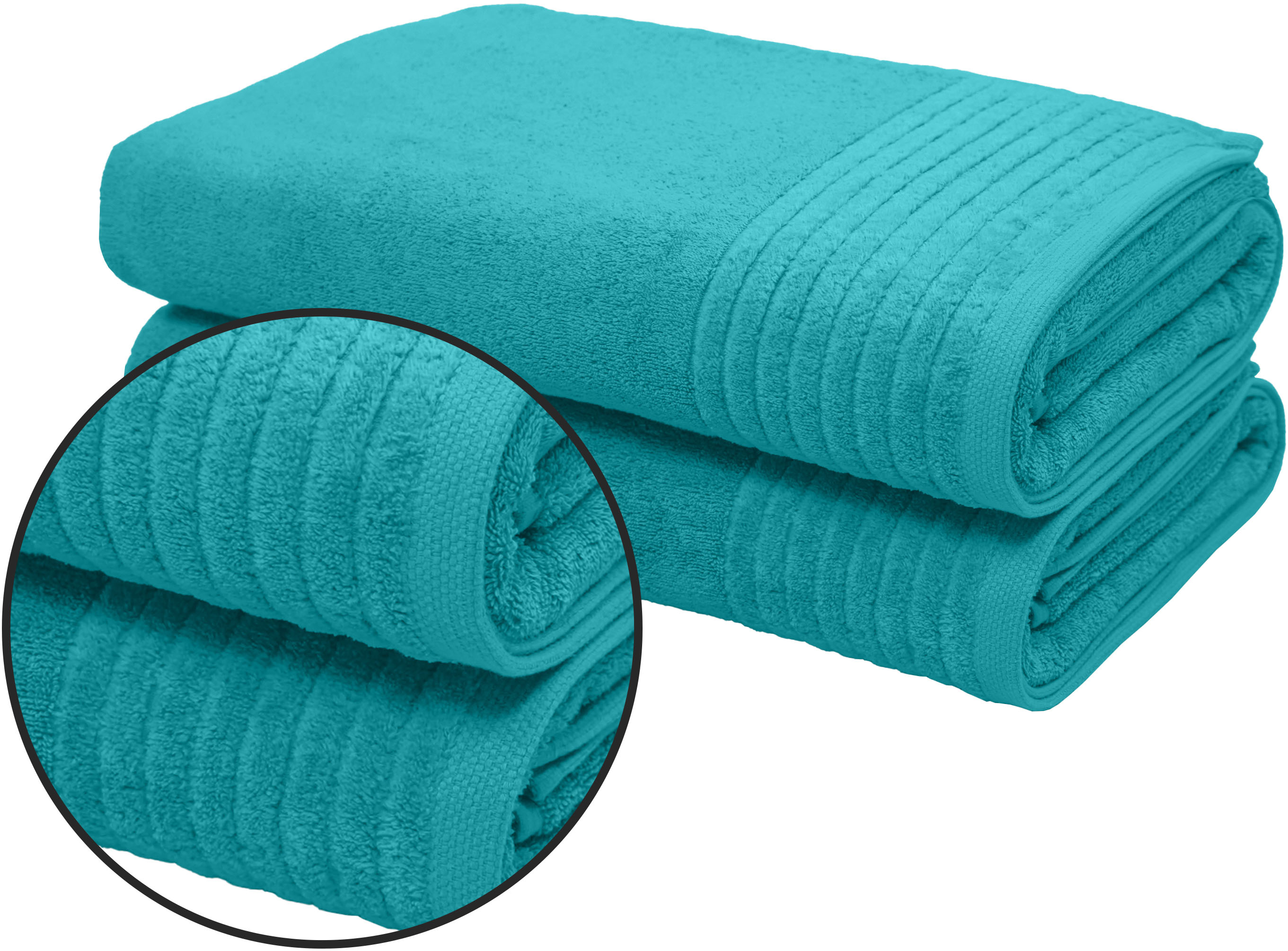 OTTO home Saunatuch "Sanremo Premium, Premium Handtücher, 600 gr/m², 80x200cm" Bordüre, einfarbig, flauschig, weich, dicke Qualität, 5 Jahre Garantie