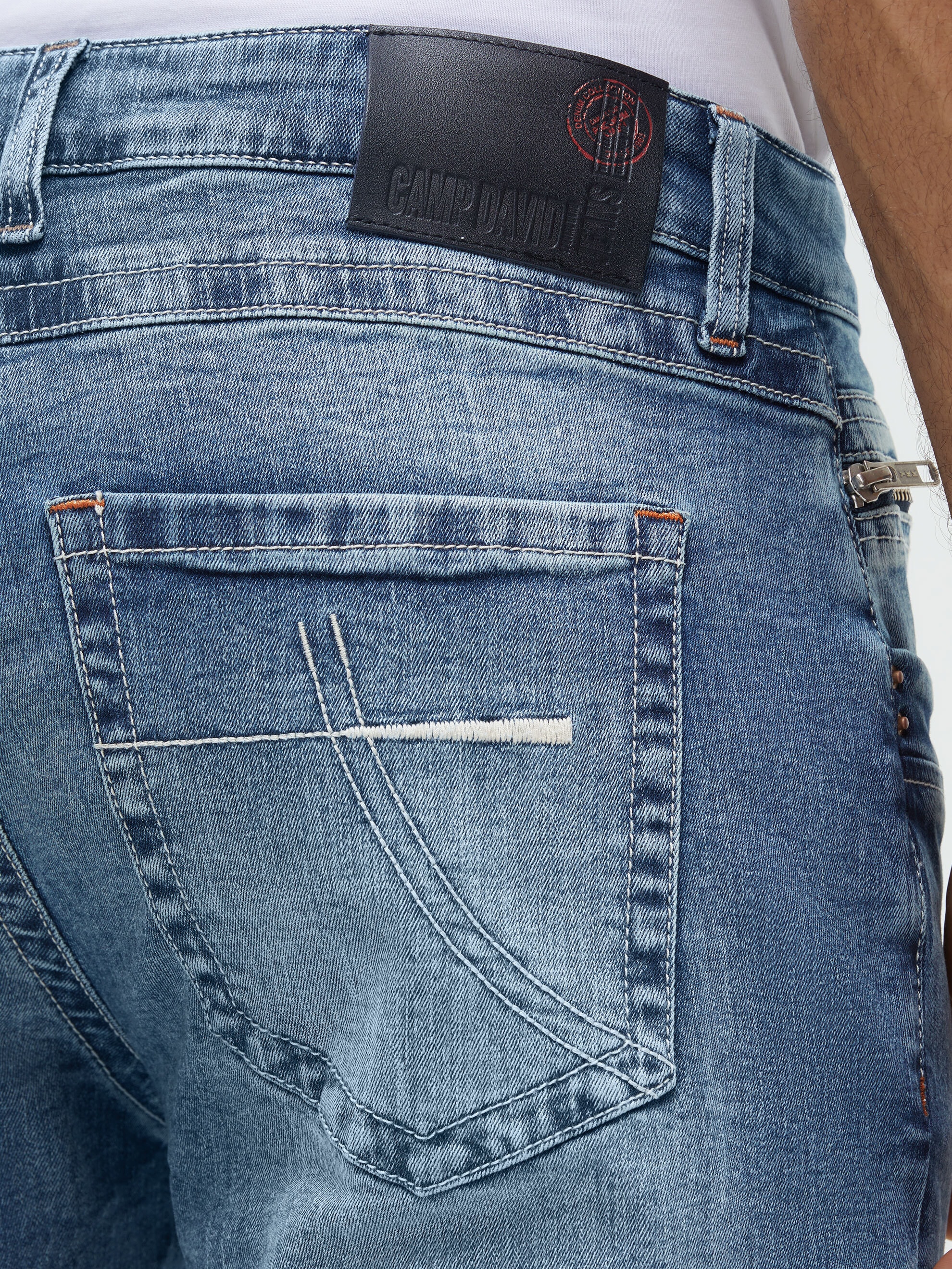 CAMP DAVID Regular-fit-Jeans mit normaler Leibhöhe