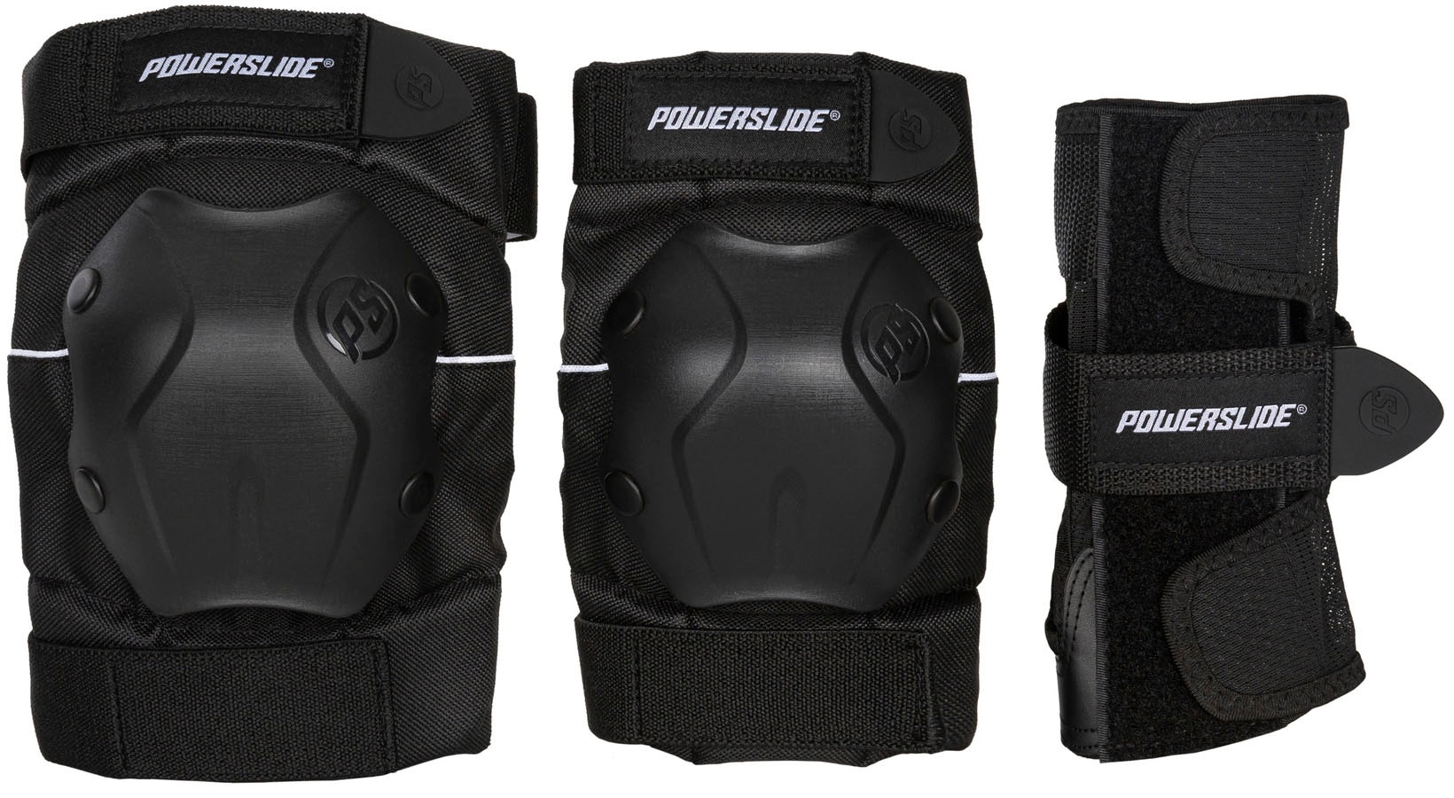 POWERSLIDE Protektoren-Set "Standard Black Set", XL, schwarz, Protektoren