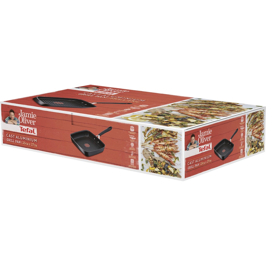 Tefal Grillpfanne »Italian by Jamie Oliver«, Aluminiumguss, (1 tlg.)