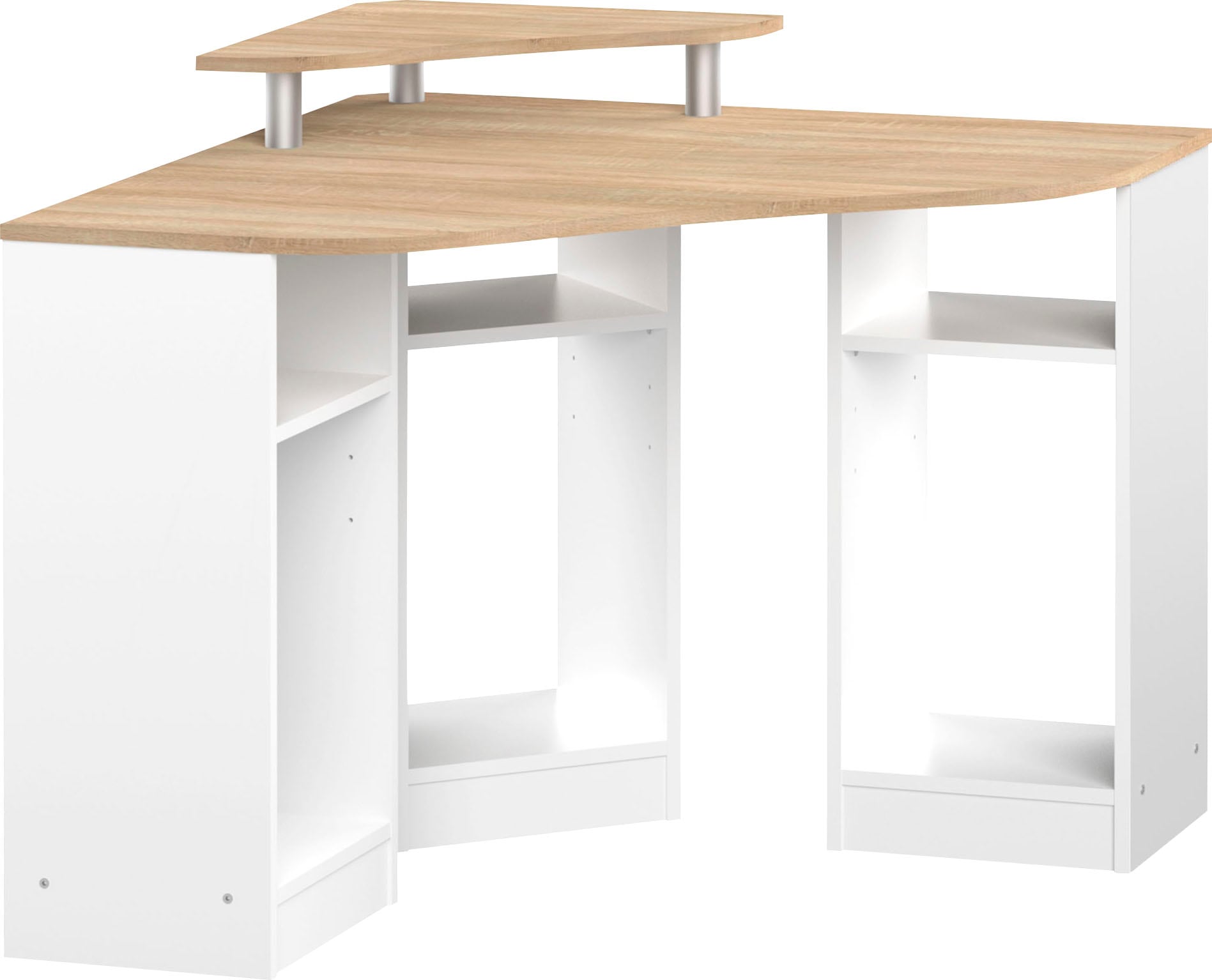 TemaHome Schreibtisch »Corner«, untersch. Breite in Tischplatte cm Melamingestell, kaufen | 94 BAUR Farbvarianten
