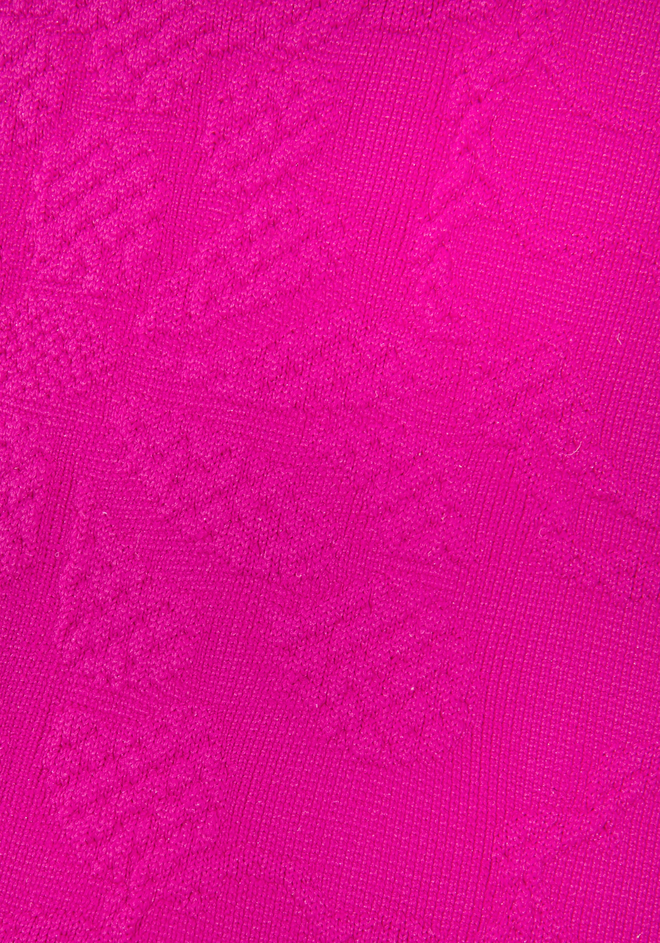 Triangel-Bikini-Top BUFFALO "Bubble", Damen, Gr. 34, Cup A/B, pink, Obermaterial: 96% Polyamid, 4% Elasthan. Futter: 92% Polyester, 8% Elasthan, Strukturmuster, Bikini-Oberteile, mit floraler Struktur 3