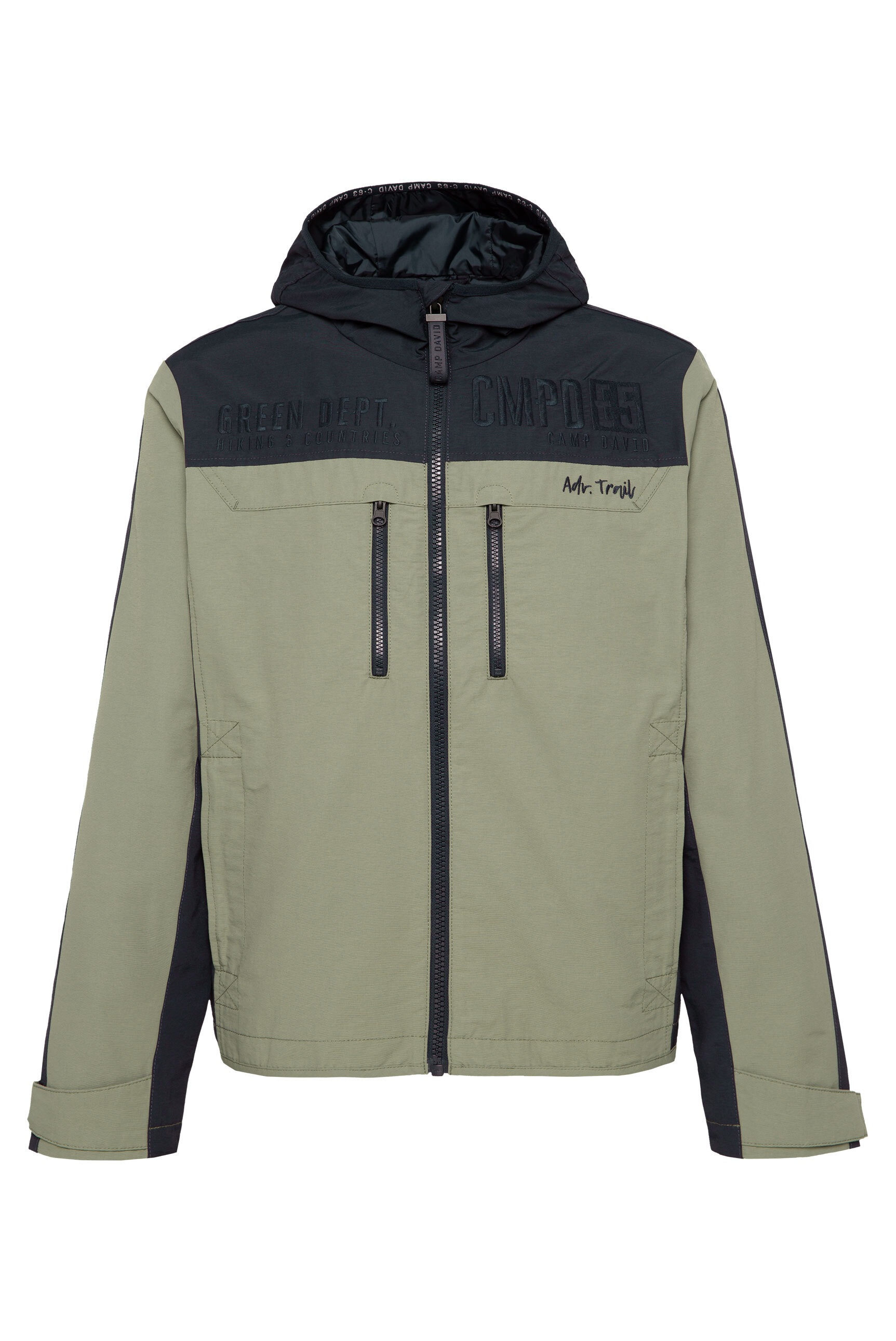 CAMP DAVID Outdoorjacke, mit Kapuze, mit Brusttaschen