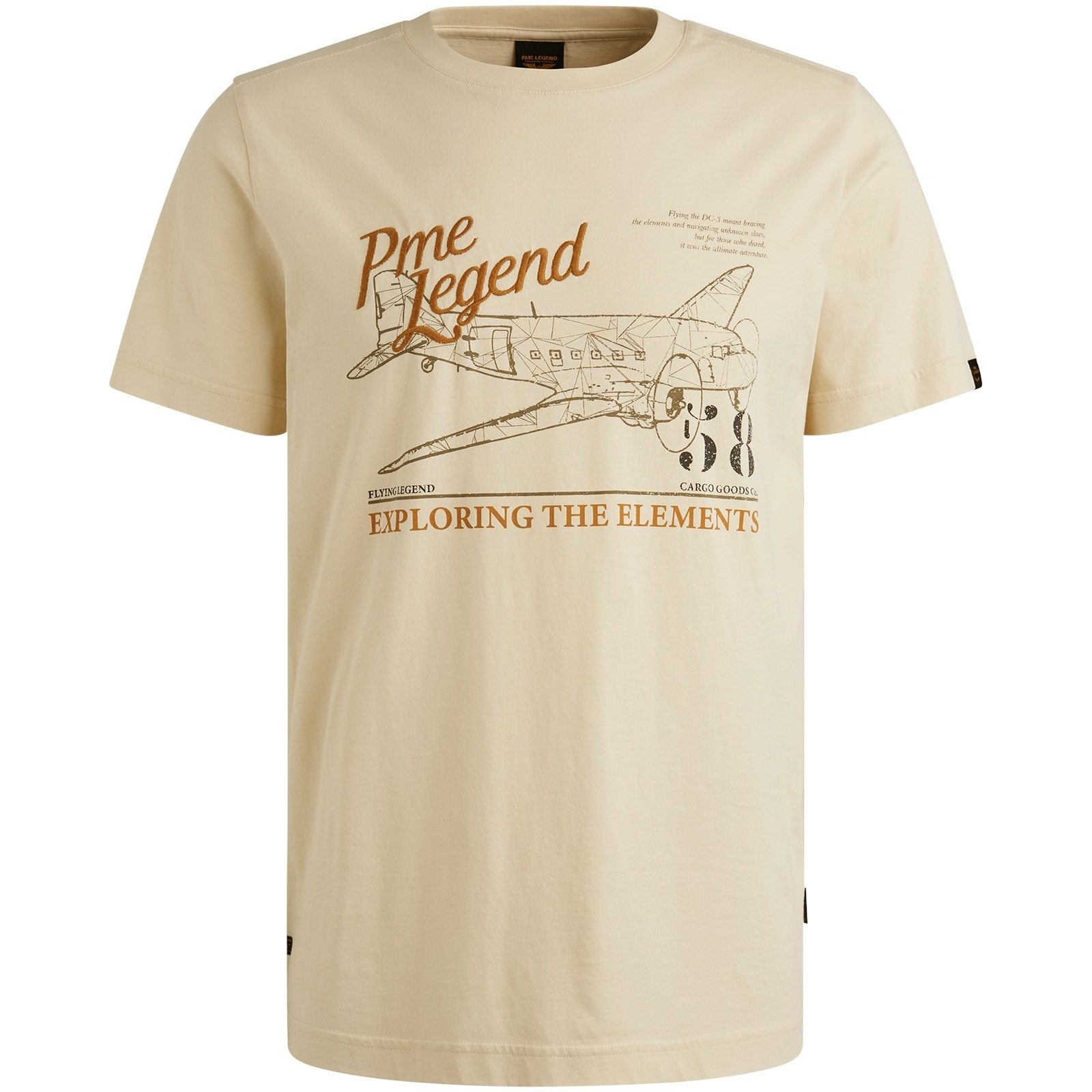 PME LEGEND T-Shirt , mit Logo-Stickerei und Print

