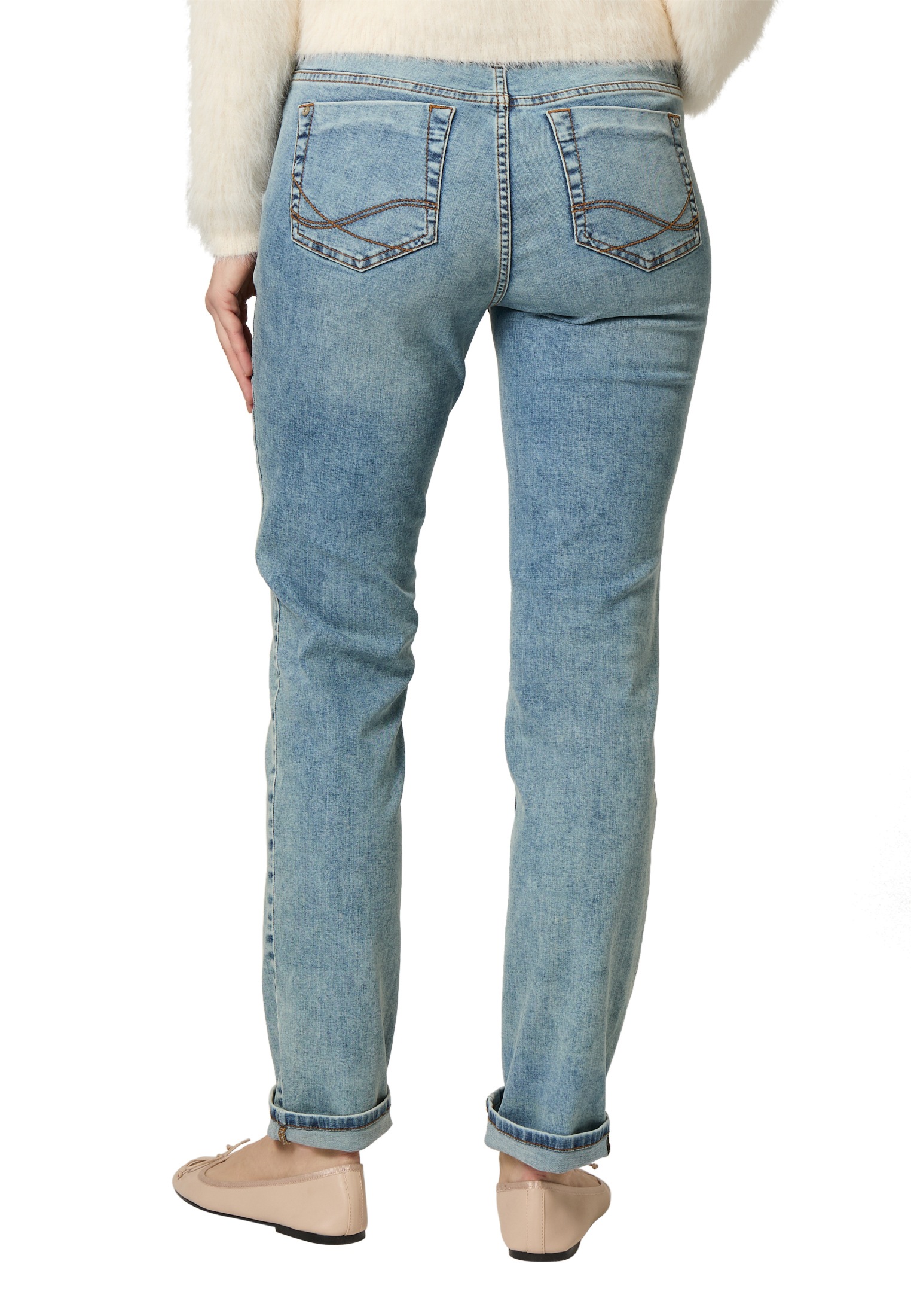 Zero Slim-fit-Jeans »zero Jeans Style ORLANDO Straight Leg 32 Inch«