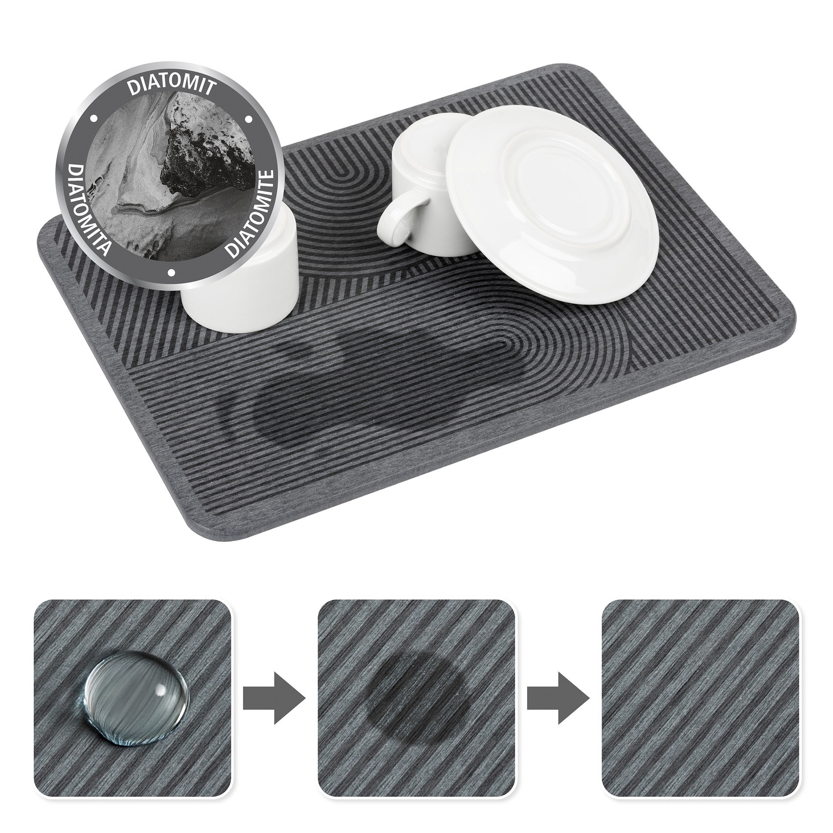 WENKO Abtropfmatte »Modell Damon«