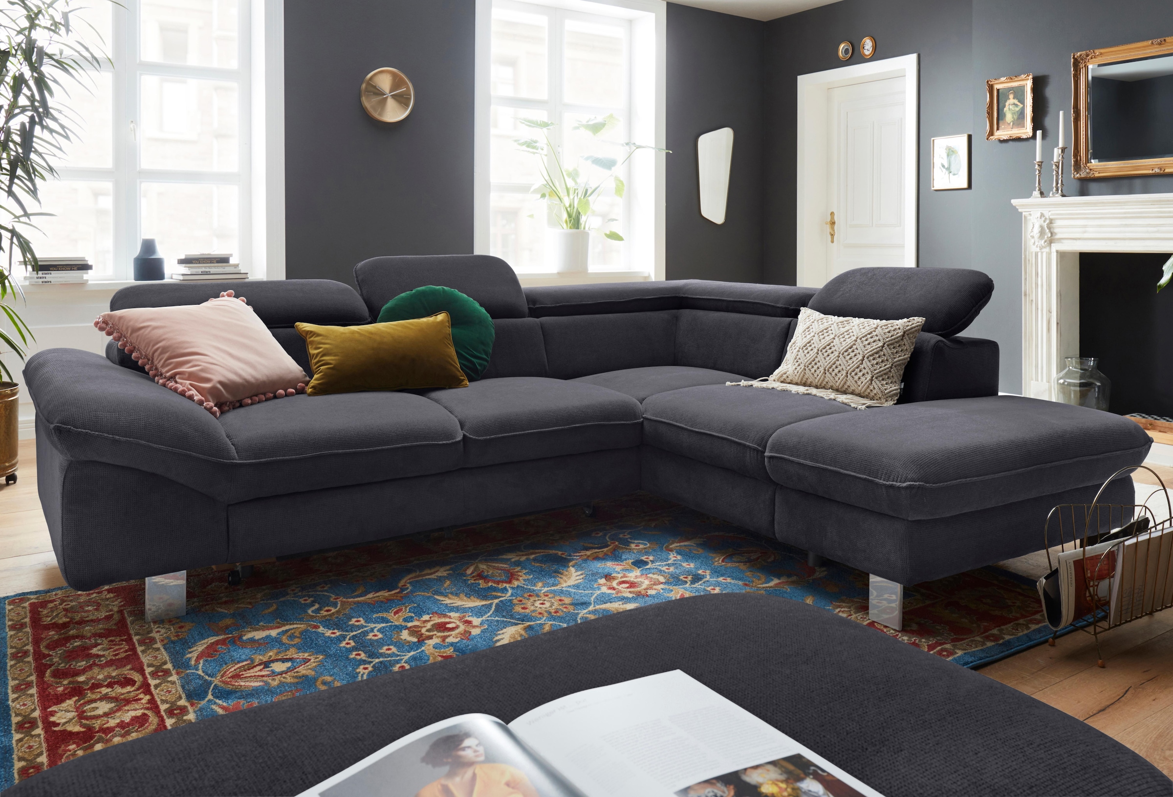 COTTA Ecksofa "Driver L-Form" mit Kopfteilverstellung, wahlweise mit Bettfu günstig online kaufen