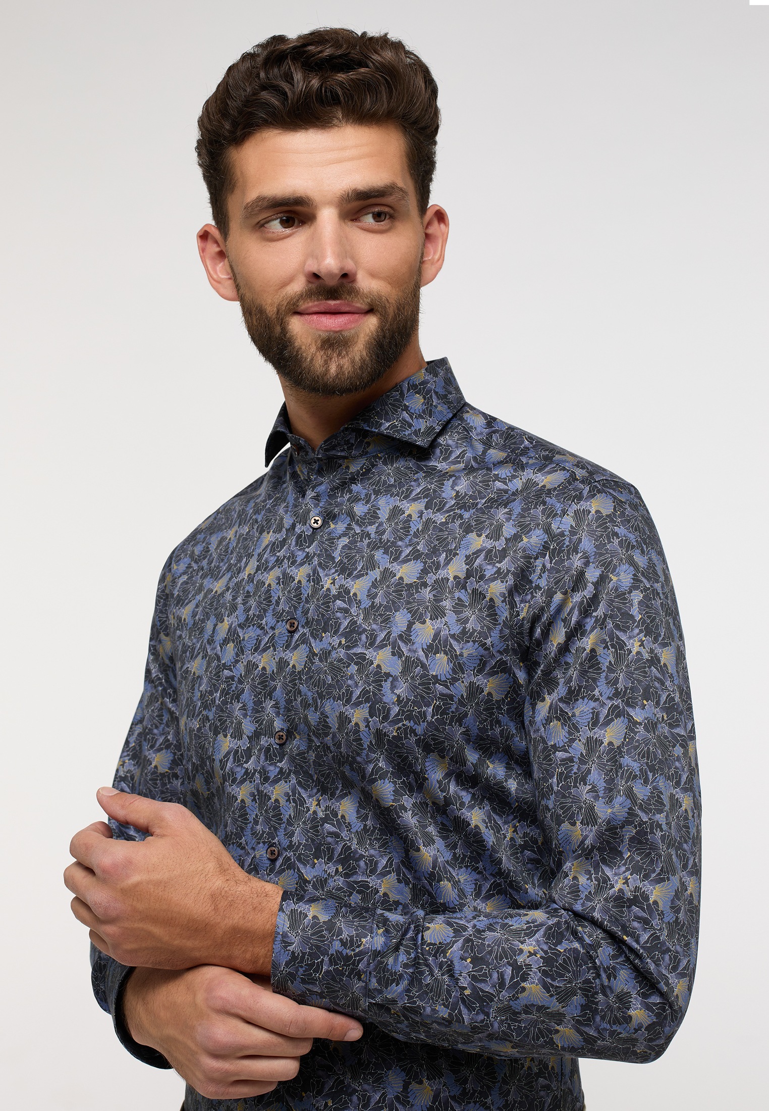 Thumbnail - Eterna Langarmhemd "SLIM FIT" NON IRON (bügelfrei)