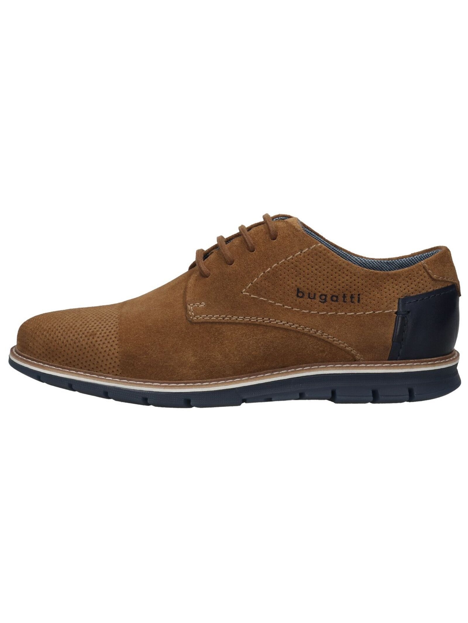 bugatti Schnürschuh »bugatti Businessschuhe Veloursleder«