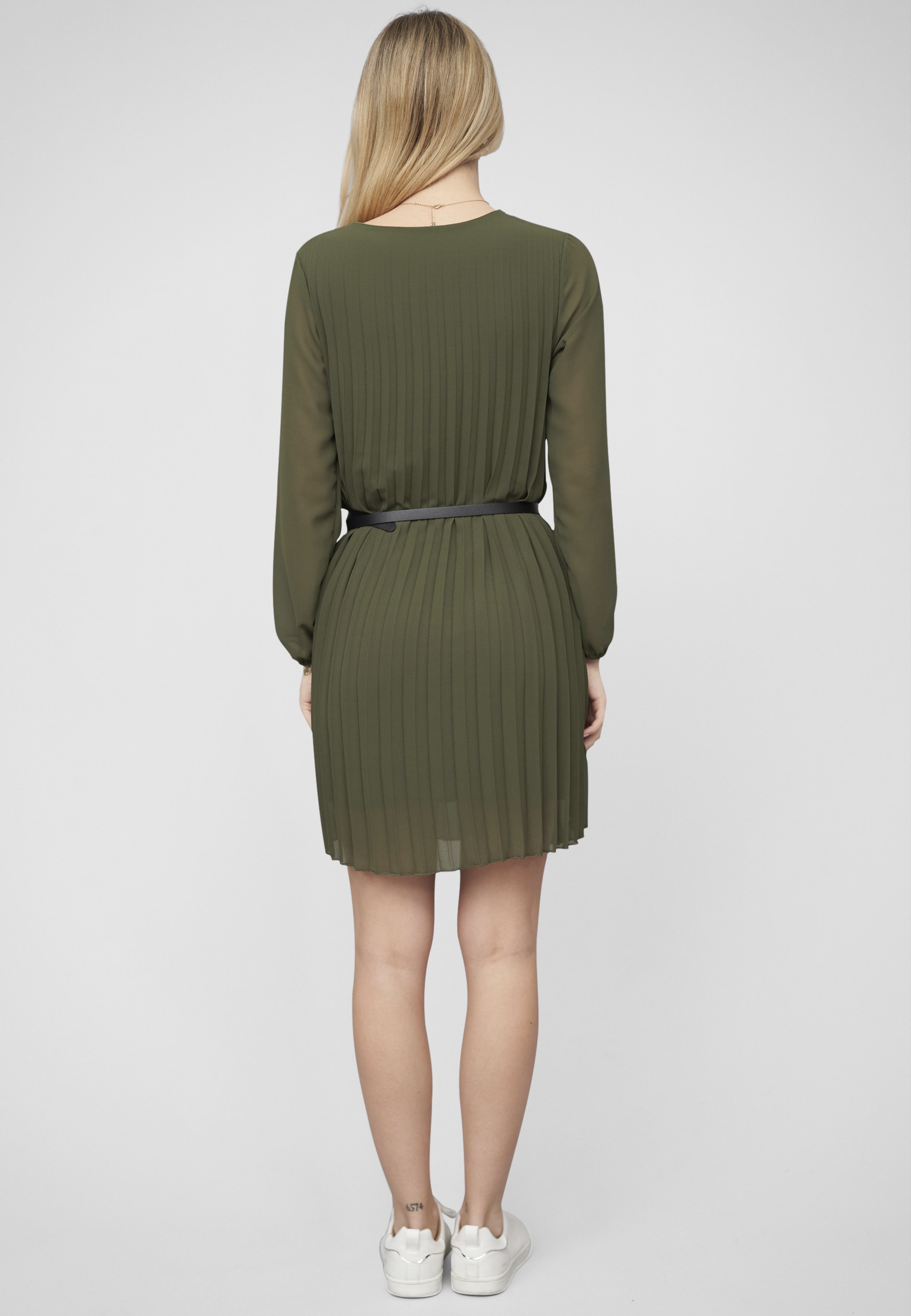 CLOUD 5IVE Shirtkleid »CLOUD 5IVE Cloud 5ive Pleated Dress with belt« 1 Stk. tlg.