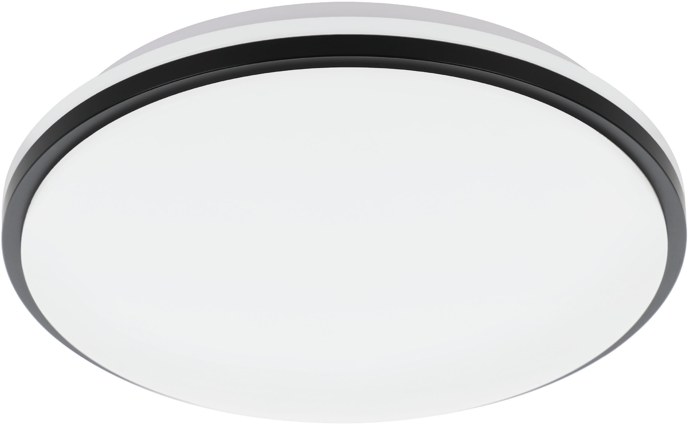 EGLO Deckenleuchte "PINETTO", Ø 34cm H: 6,5cm, 1 Stk., weiß, Wohnzimmer, Leuchten, Bürolampe, Küche Büro Badezimmer, Flur, minimalistisch, 34x34x6,5cm
