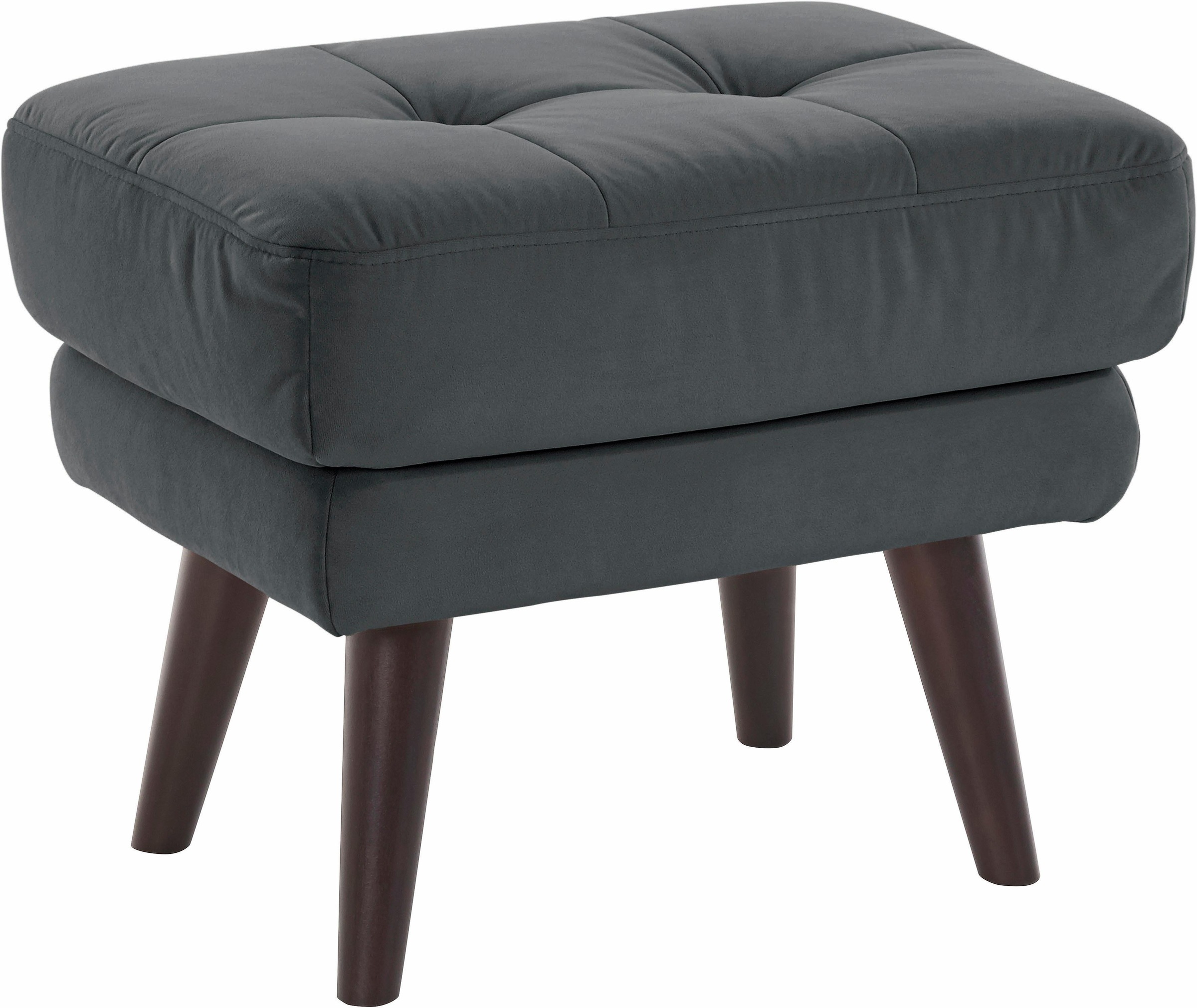 Home affaire Hocker "Hemmink" mit Knopfheftung günstig online kaufen