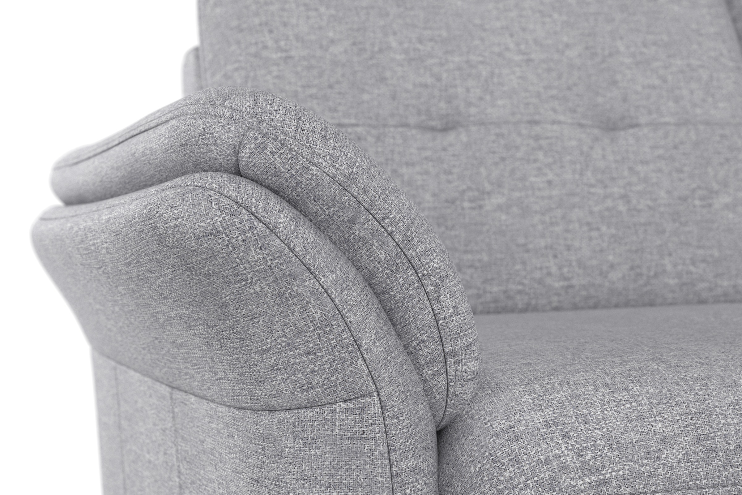 sit&more 3-Sitzer »Göteborg«, inklusive Sitztiefenverstellung und Federkern