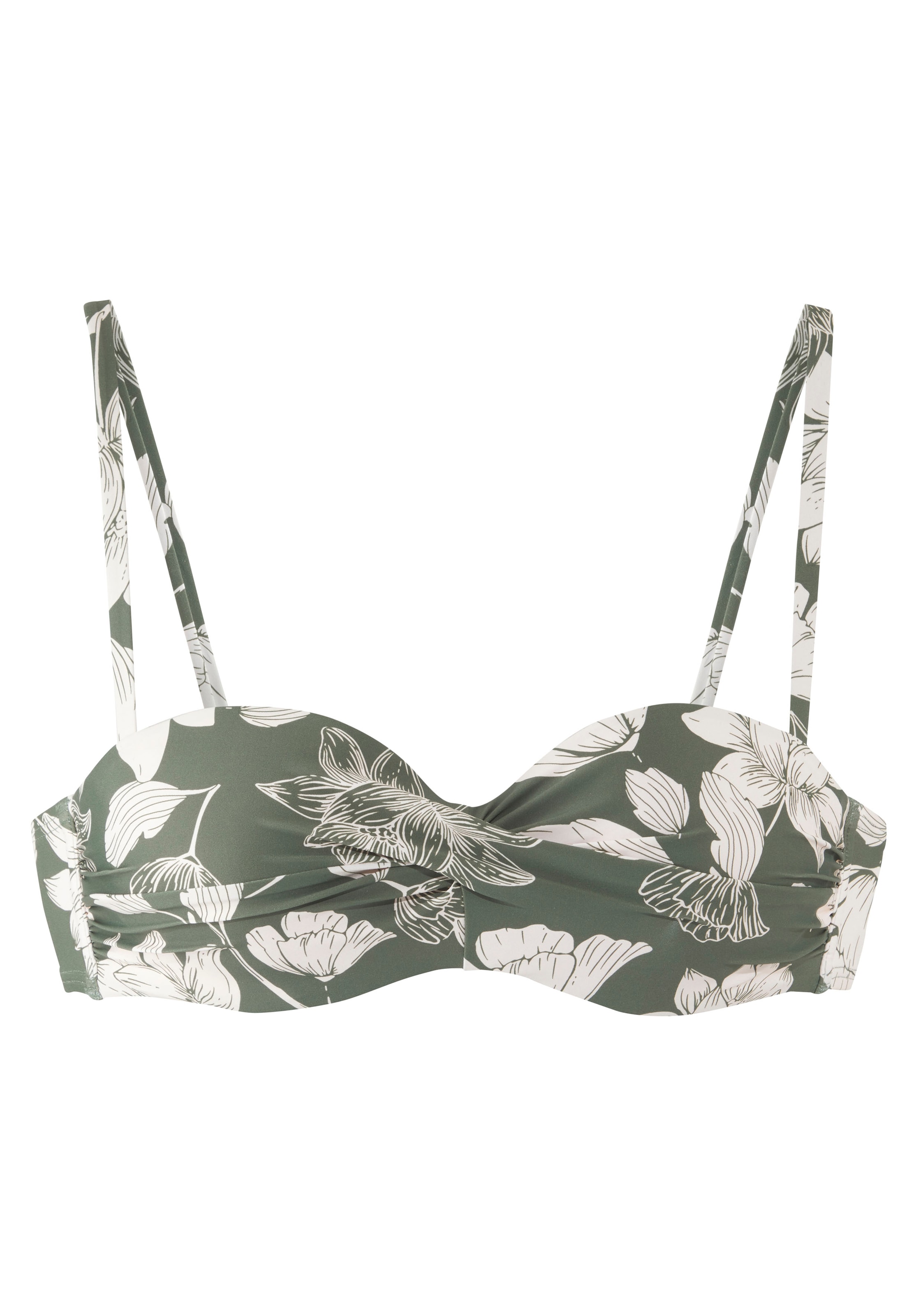 s.Oliver Bügel-Bandeau-Bikini-Top "Lady", mit floralem Design