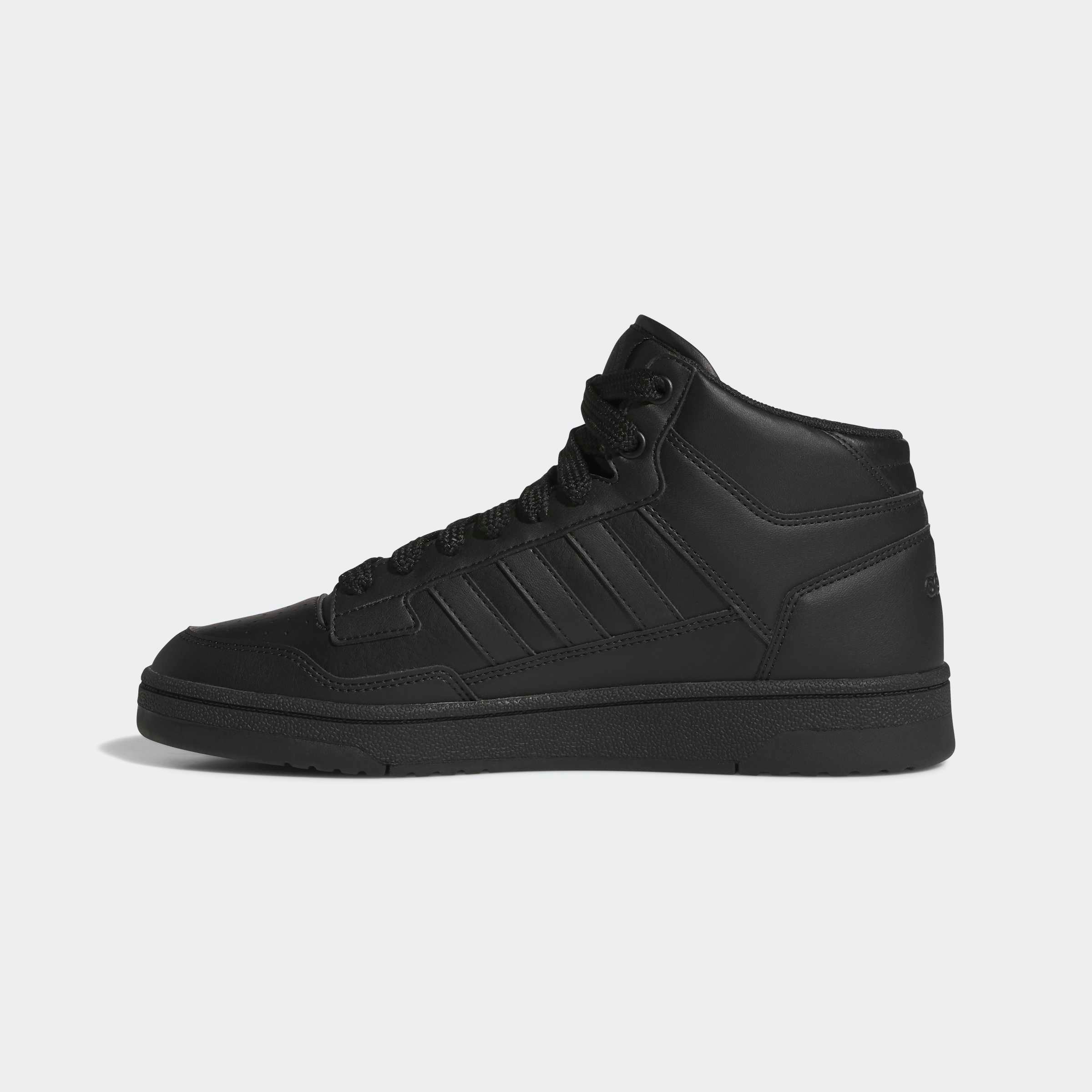 Sneaker ADIDAS SPORTSWEAR "RAPID COURT MID", Herren, Gr. 44, core schwarz, core schwarz, carbon, Synthetik, Schuhe Sneaker 2