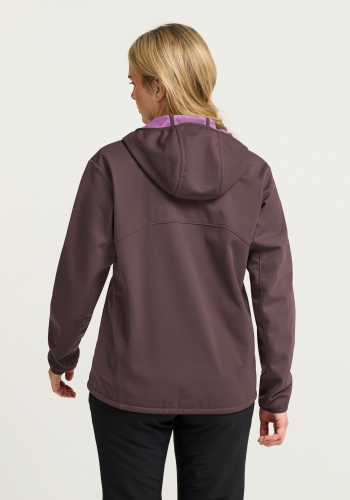 Jack Wolfskin Softshelljacke »WINDHAIN 2 HOODY W« mit wasserabweisendem und windabweisendem Obermaterial, normale Länge