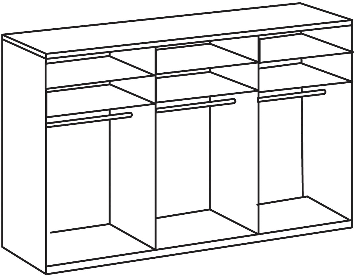 Wimex Schwebetürenschrank »Level by fresh to go«