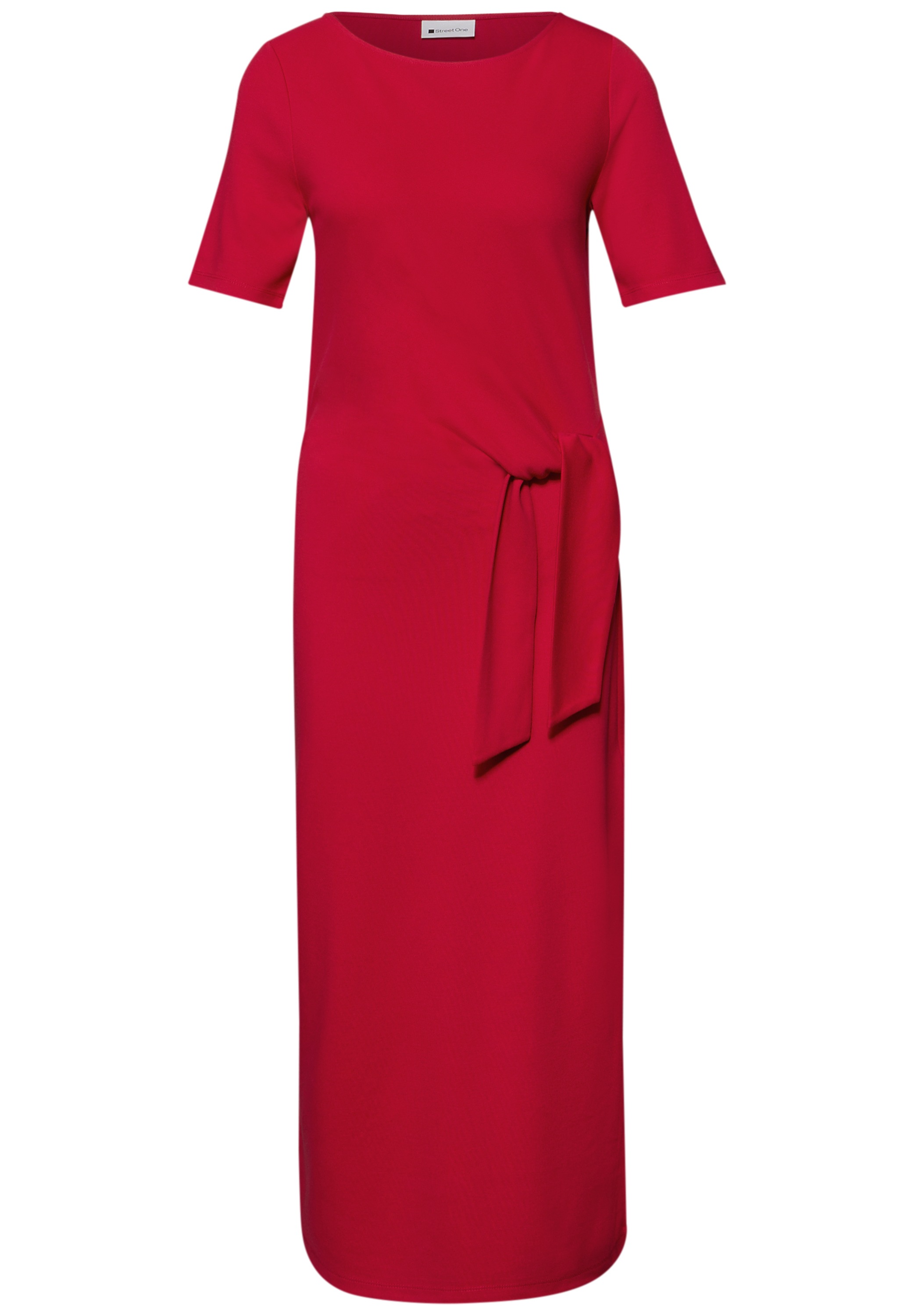 STREET ONE Jerseykleid Ohne Taschen mit Rundhalsausschnitt