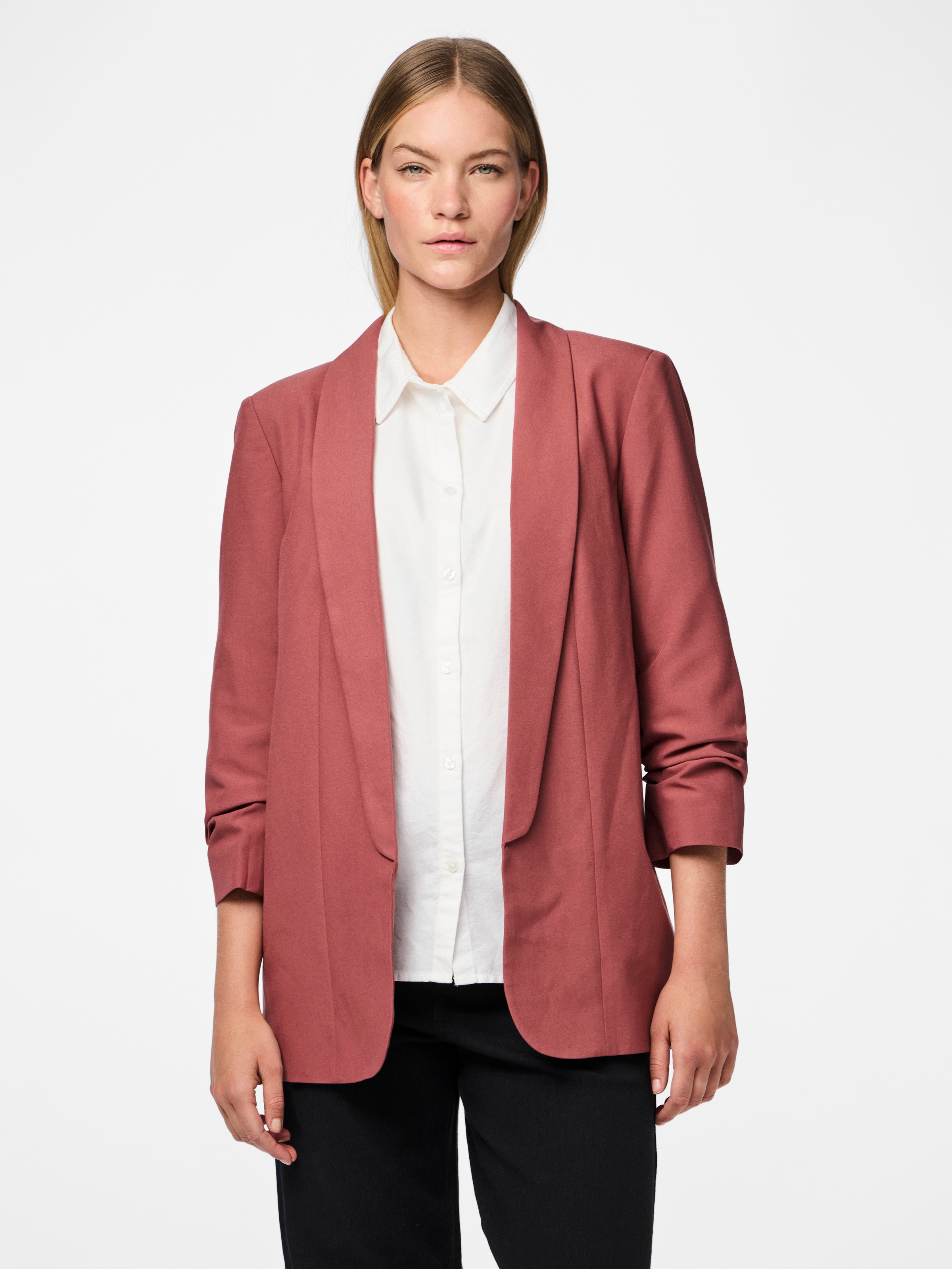 pieces "PCBOSELLA 3/4 BLAZER NOOS" Materialmix, regular fit günstig online kaufen