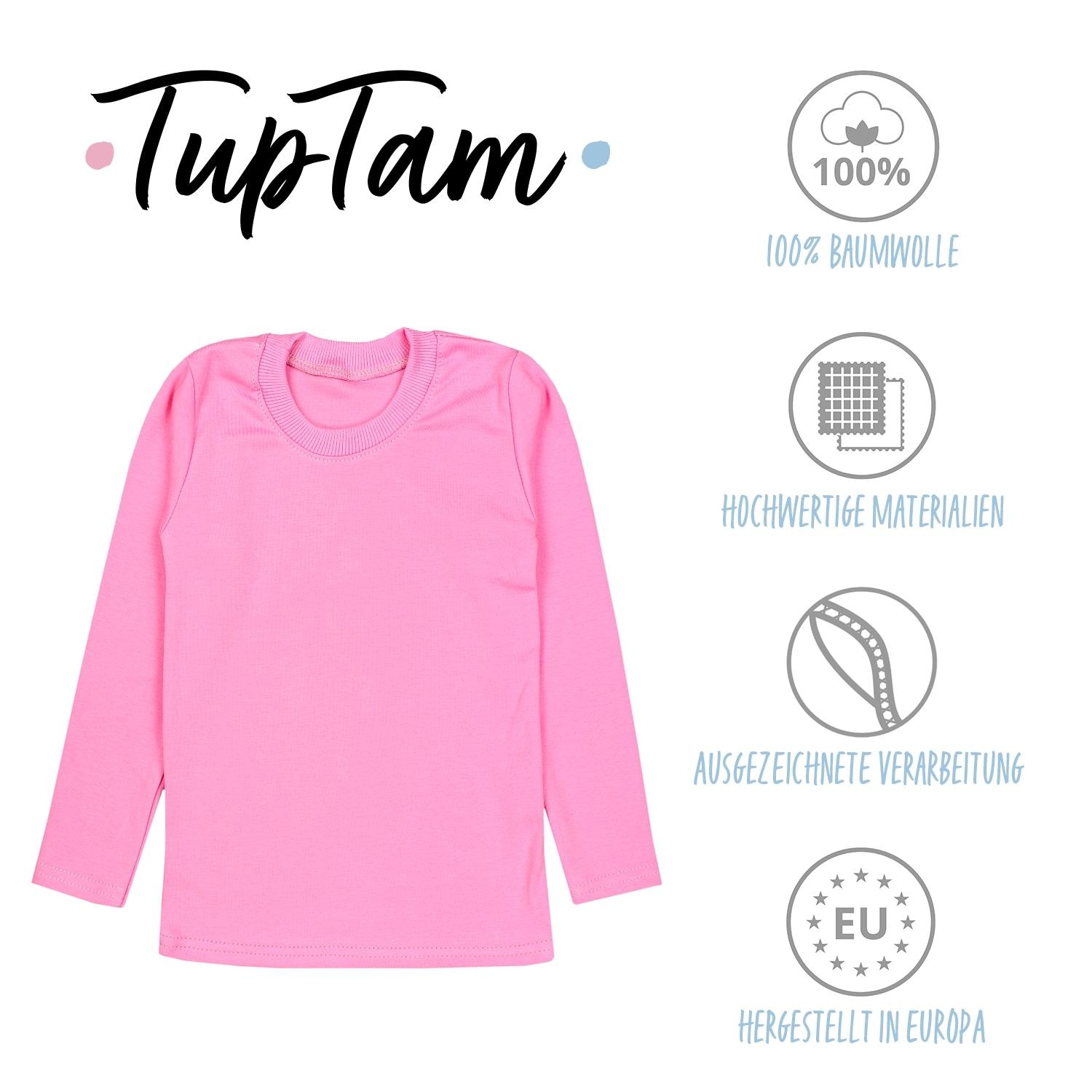 TupTam Unterhemd »Langarmshirt Mädchen  Langarmshirt 3er Pack«