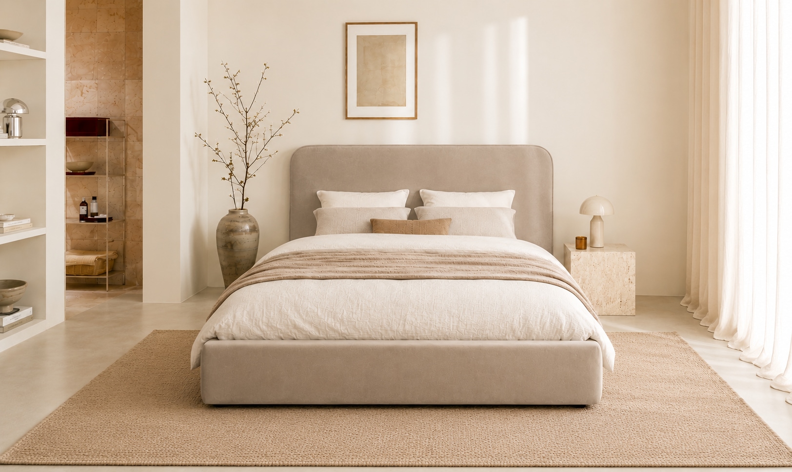 LeGer Home by Lena Gercke Polsterbett "ELIRA mit/ohne Bettkasten, mit/ohne Matratze, Breite 120/140/160/180cm" Bonnell-/Taschenfederkernmatratze (H2, H3, H4), mit/ohne Lattenrost