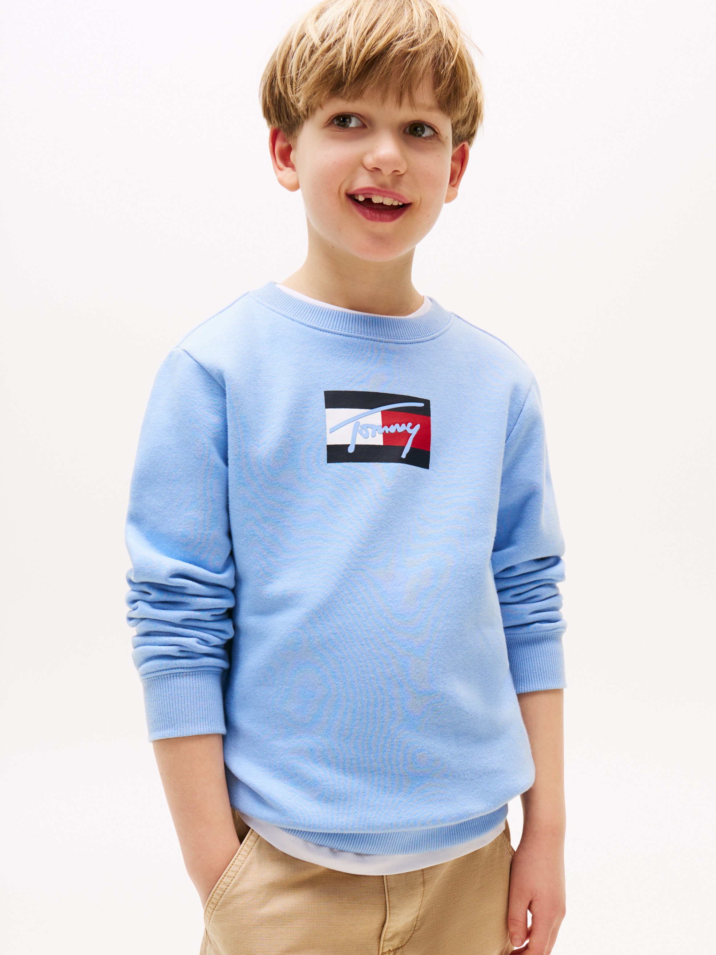 TOMMY HILFIGER Sportinio stiliaus megztinis »TOMMY SC...