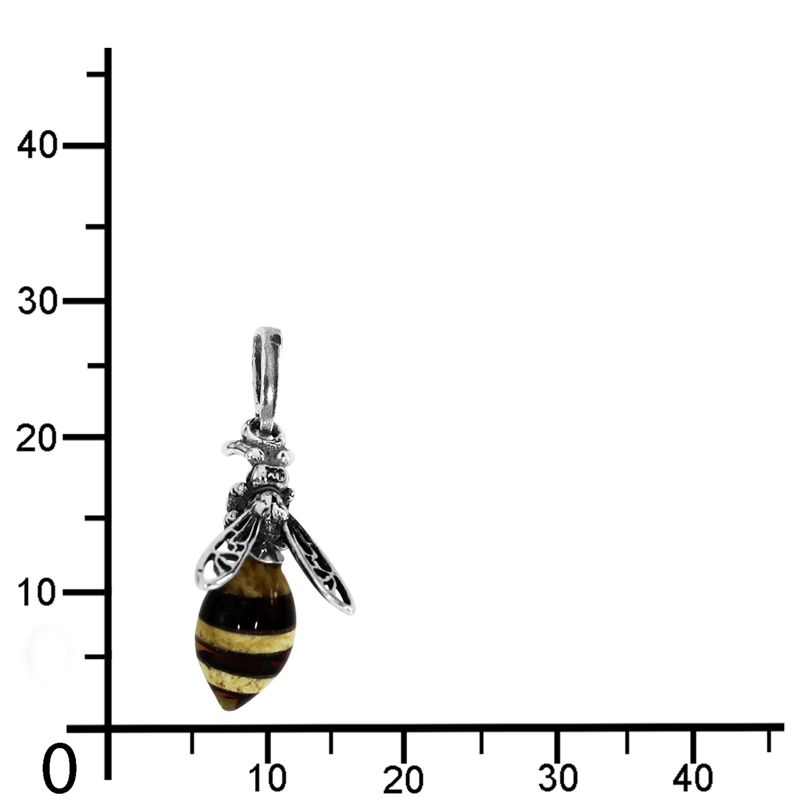 OSTSEE-SCHMUCK Kettenanhänger »Ostsee-Schmuck Anhänger Wespe 18 mm Anhänger Wespe 18 mm« 1 Stk. tlg.