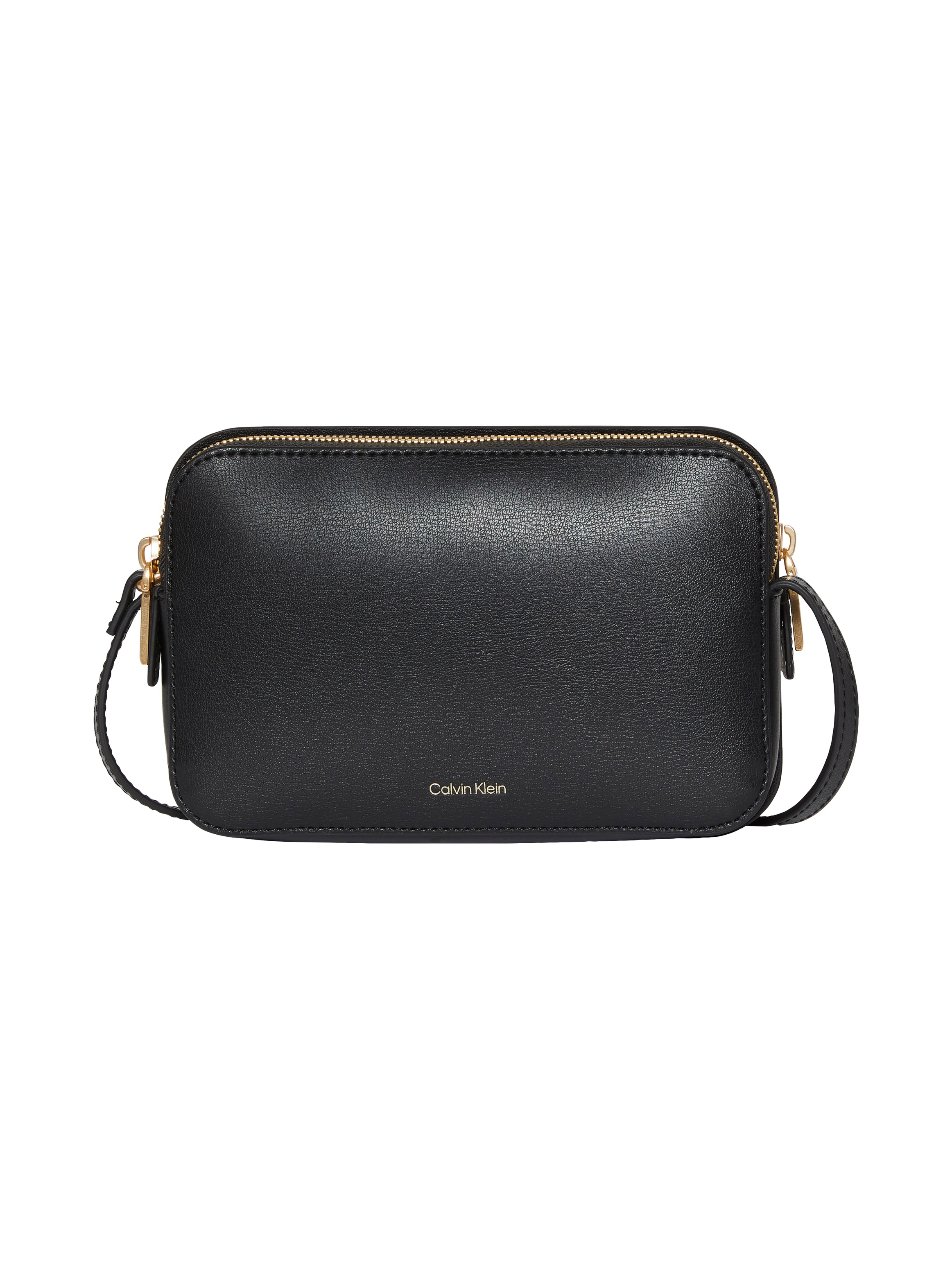 Calvin Klein Mini Bag "FOIL LOGO ELONGATED CAMERA BAG" Schultertasche, kleine Damen-Umhängetasche in klassischer Optik