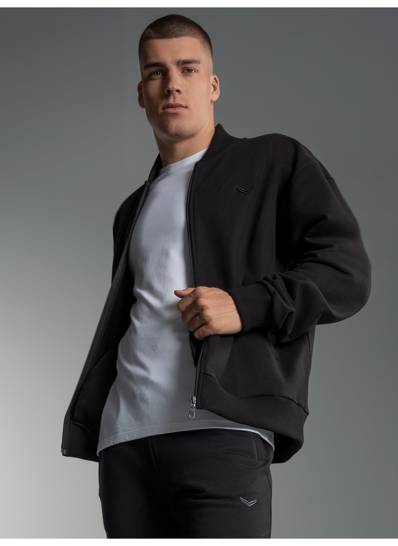 Thumbnail - Trigema Sweatjacke "TRIGEMA Collegejacke in weicher Sweat-Qualität" 1 Stk.