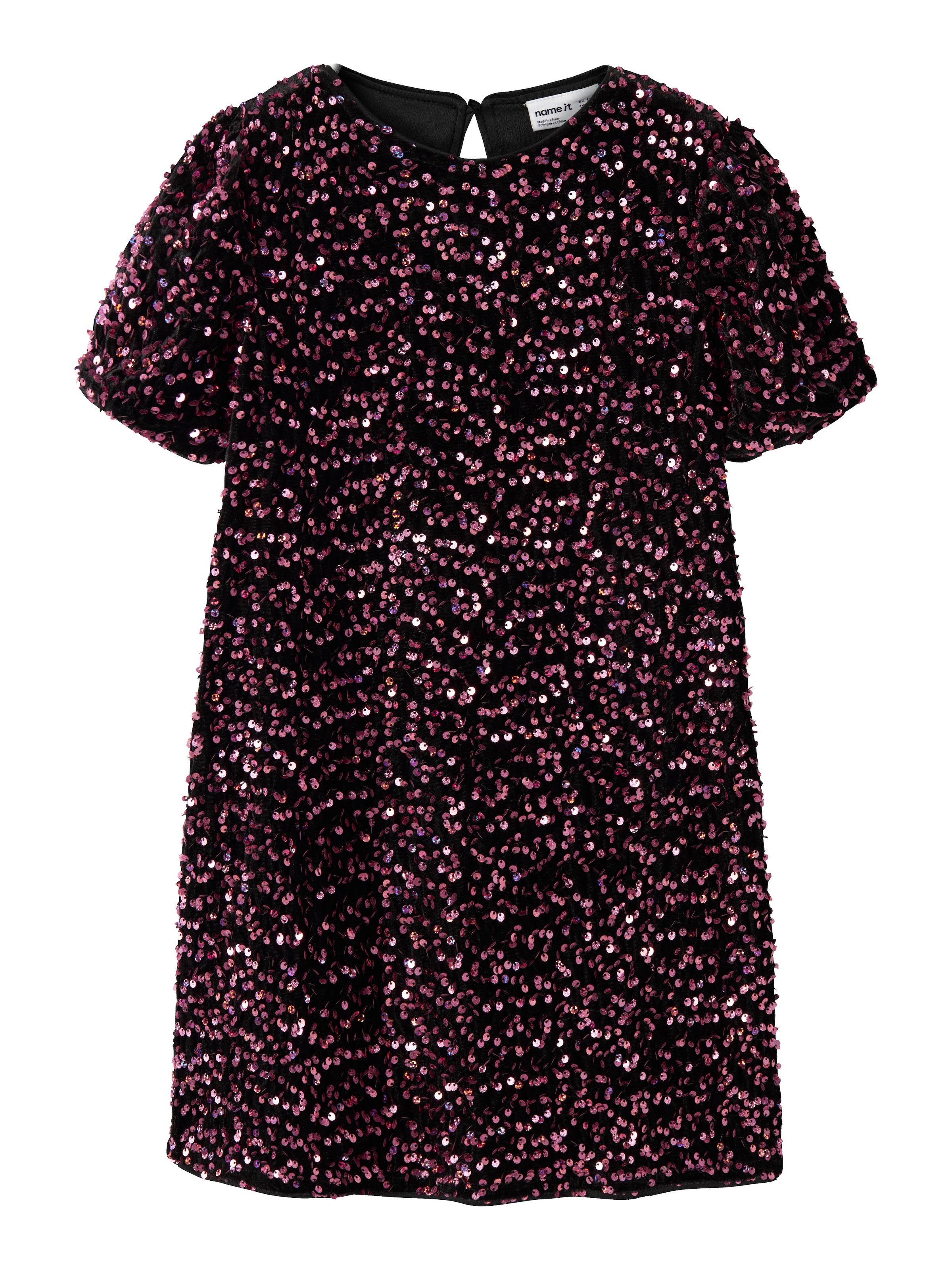 Name It Paillettenkleid »NKFRUNICA SS TUNIC« Kunstfaser, regular fit