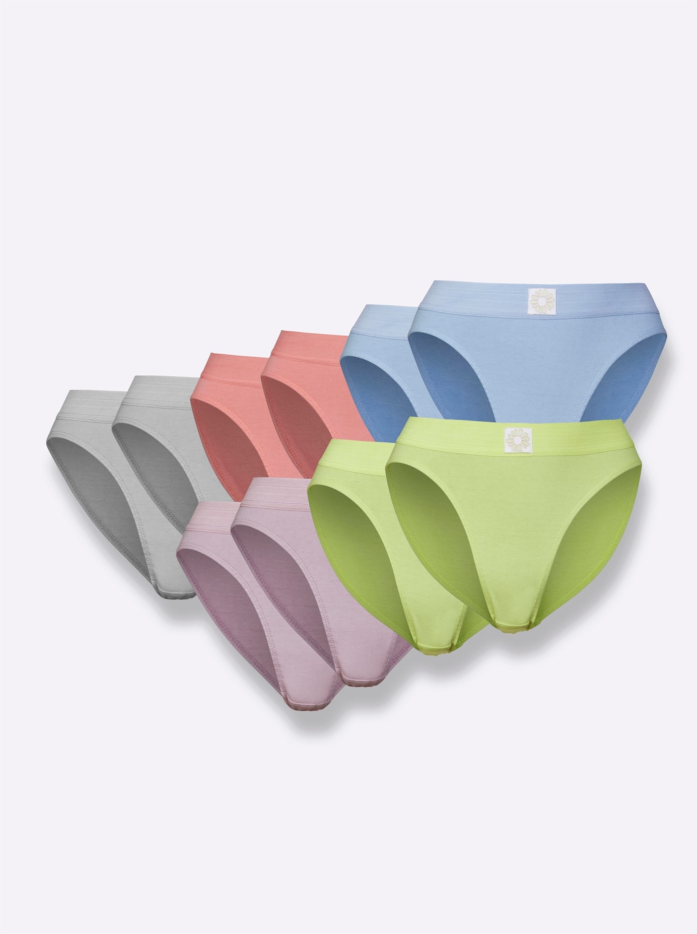 WÄSCHEPUR Damen Jazz-Pants Slips, Gr. 44, bunt, 100% Baumwolle, Unterhosen