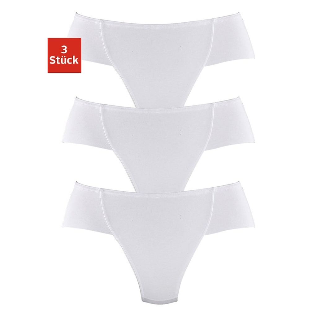 petite fleur Formstring, (Packung, 3 St.), Bodyforming Slip aus elastischer Baumwolle